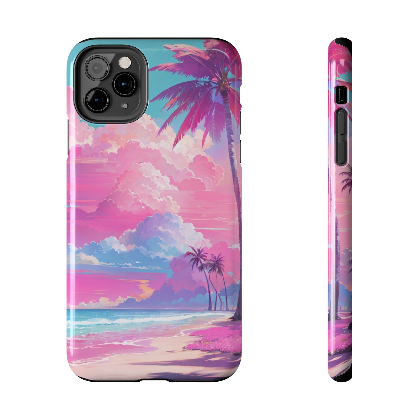 Pink paradise/ Tough iPhone Case/ Nature