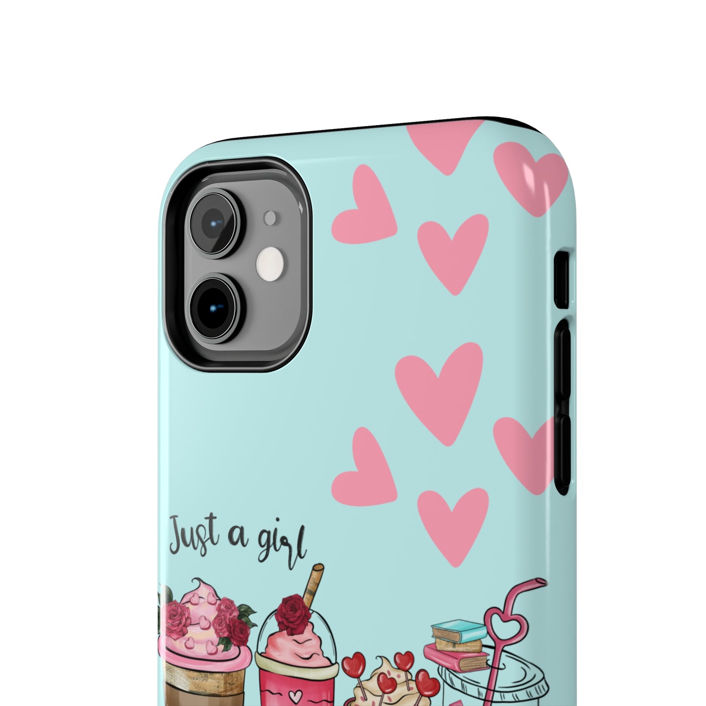 Just a girl who loves books & coffee Tough iPhone Case  iPhone 15 accessories