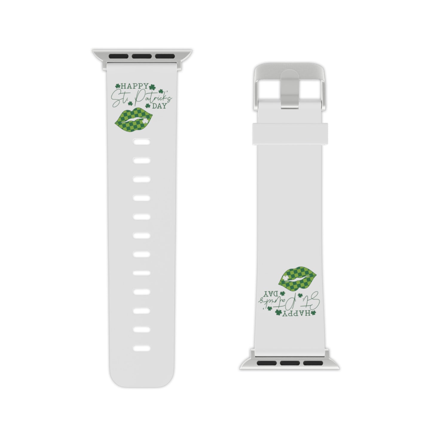 Happy St. Patrick's Day Watch Band for Apple Watch Series 1-9, SE and Ultra, 38-40mm/ 42-44mm