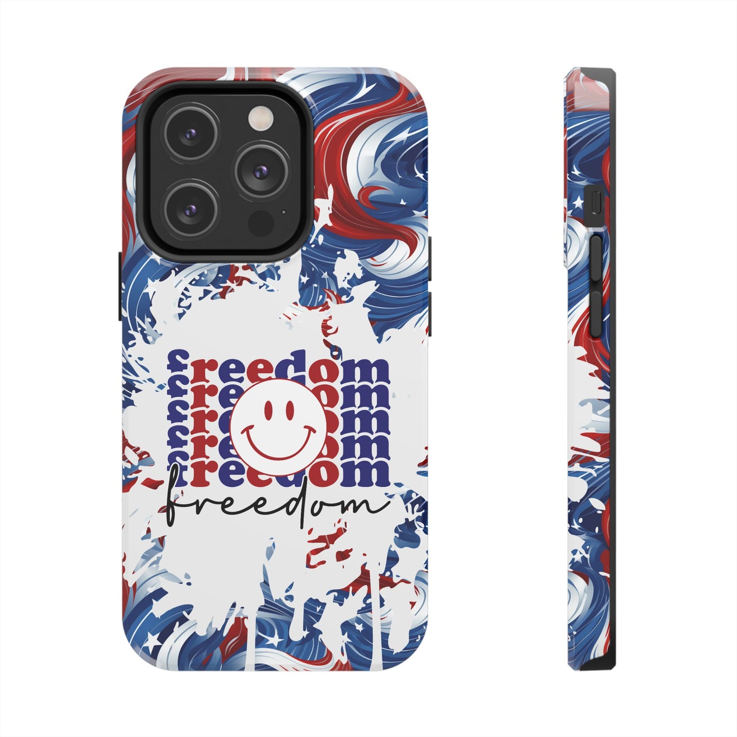 Freedom 4th of July phone case- iPhone compatible models 11-16