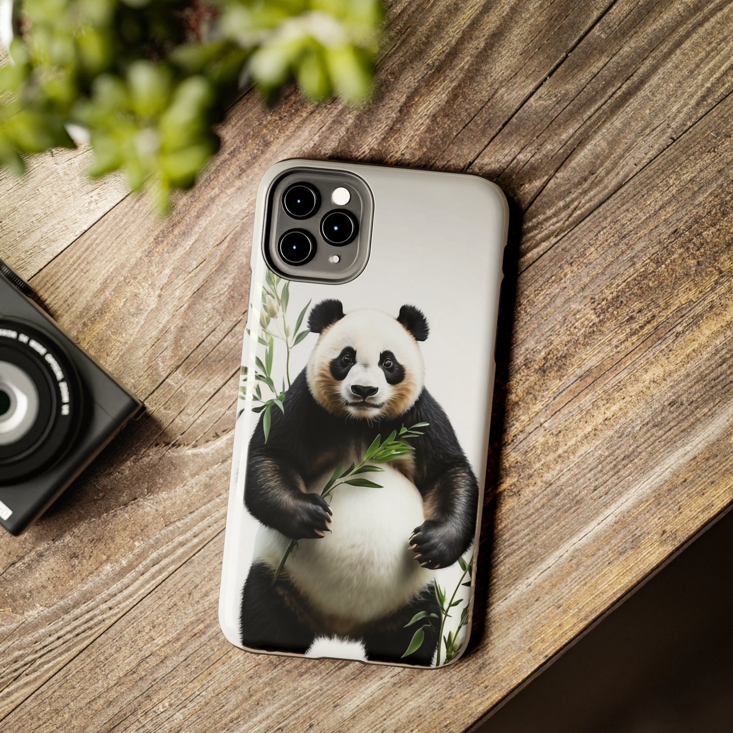 Panda & Bamboo/ Tough iPhone Case/ iPhone accessories/ Nature