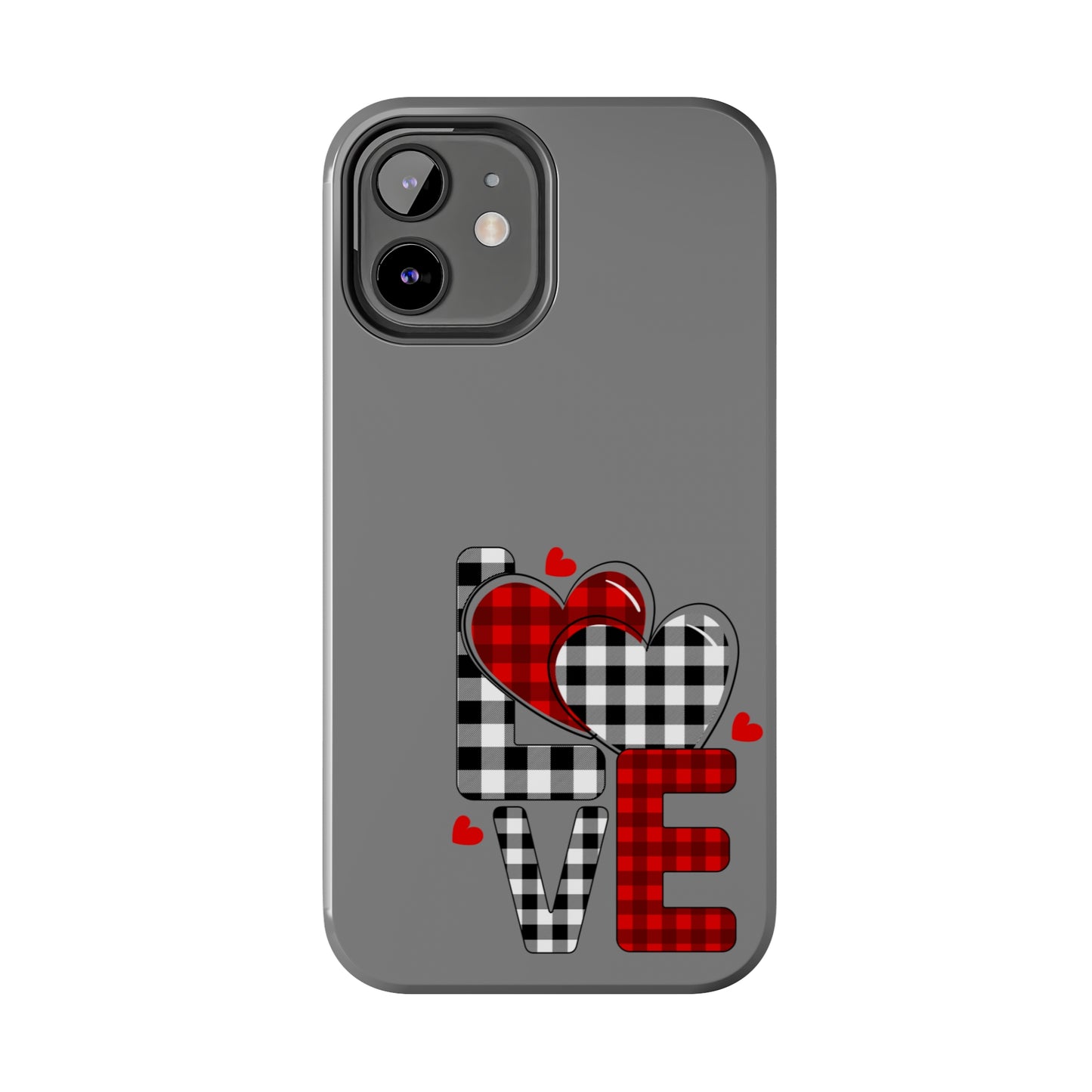 Grey LOVE/ Tough iPhone Case