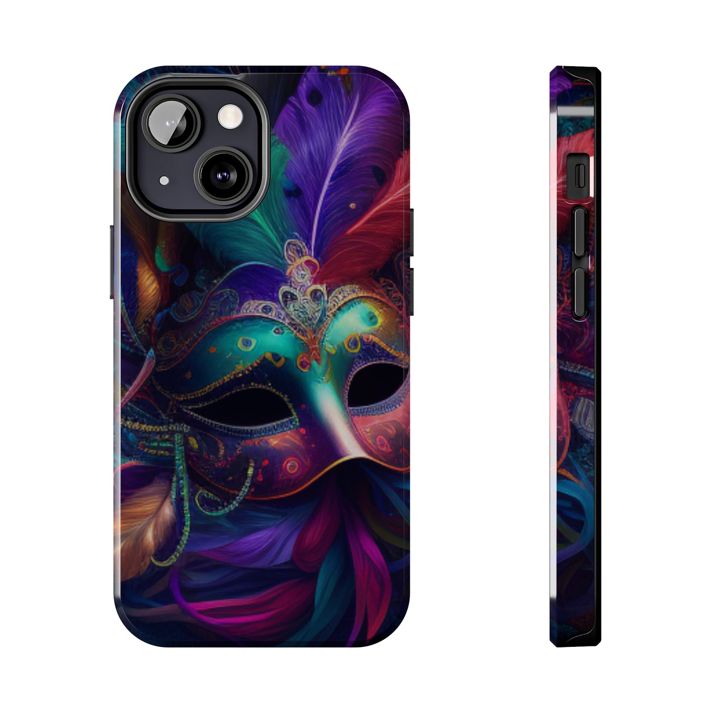 Mardi Gras mask Tough iPhone Case iPhone 15 accessories