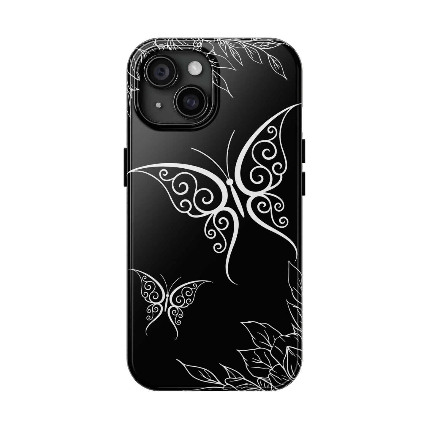 Black & White butterfly/ Tough IPhone Cases/ Nature