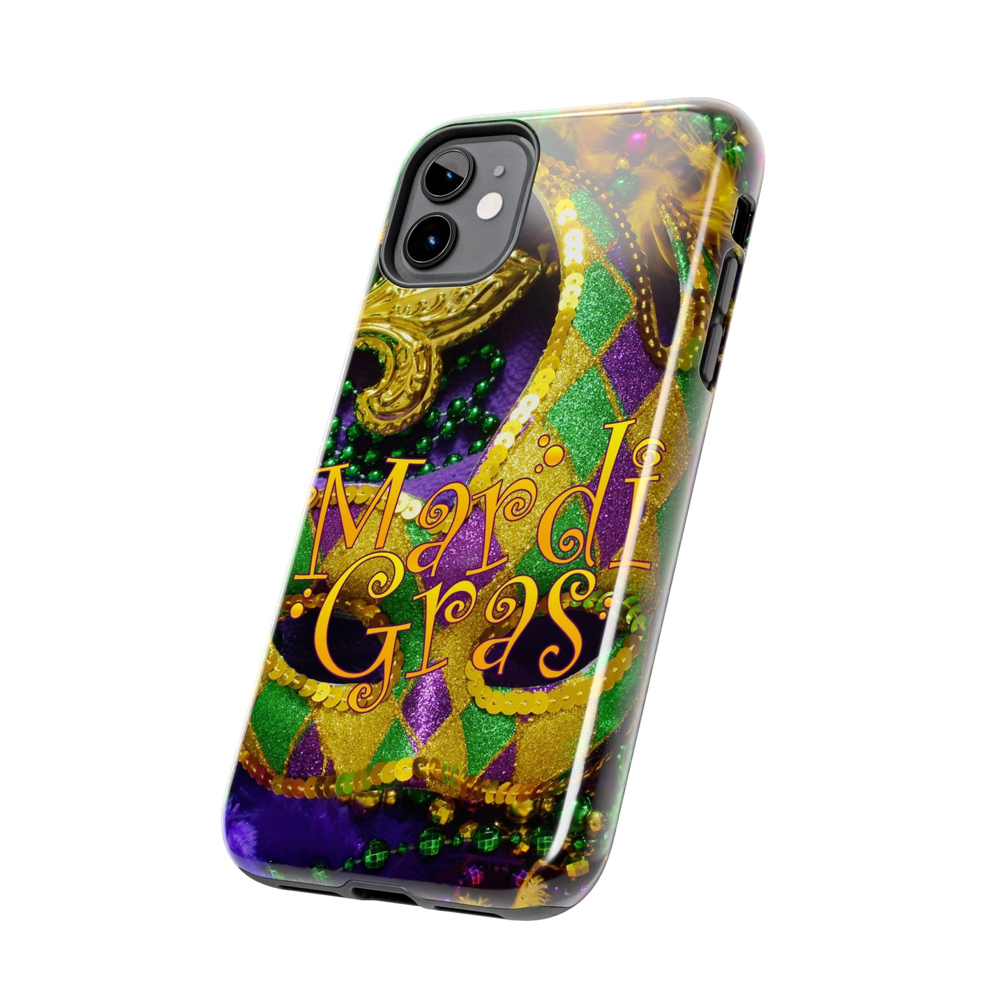 Wild night mardi gras Tough iPhone Case iPhone 15 accessories