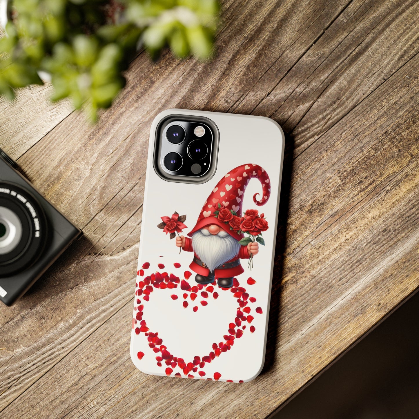 Gnome love/ Tough iPhone Case/ Valentines Day