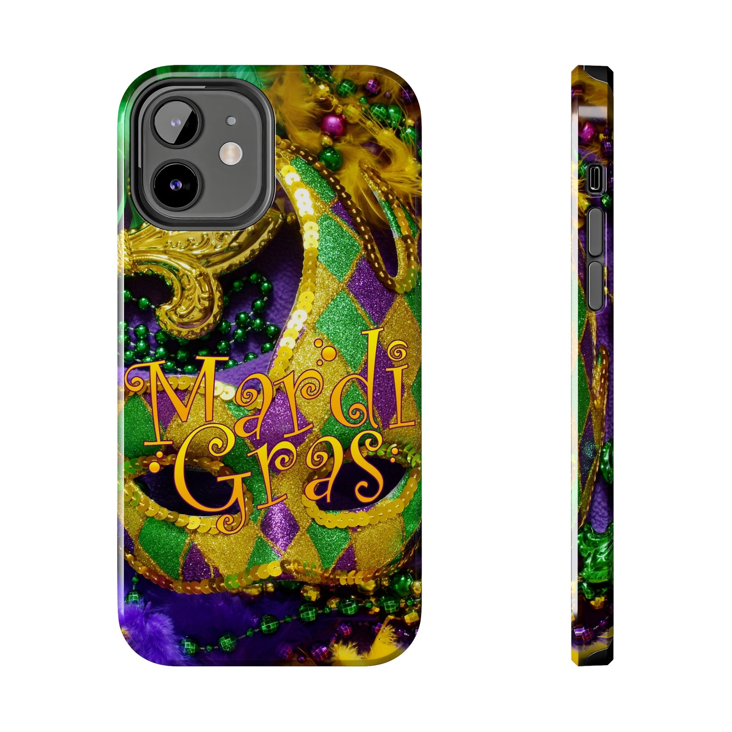 Wild night mardi gras Tough iPhone Case iPhone 15 accessories