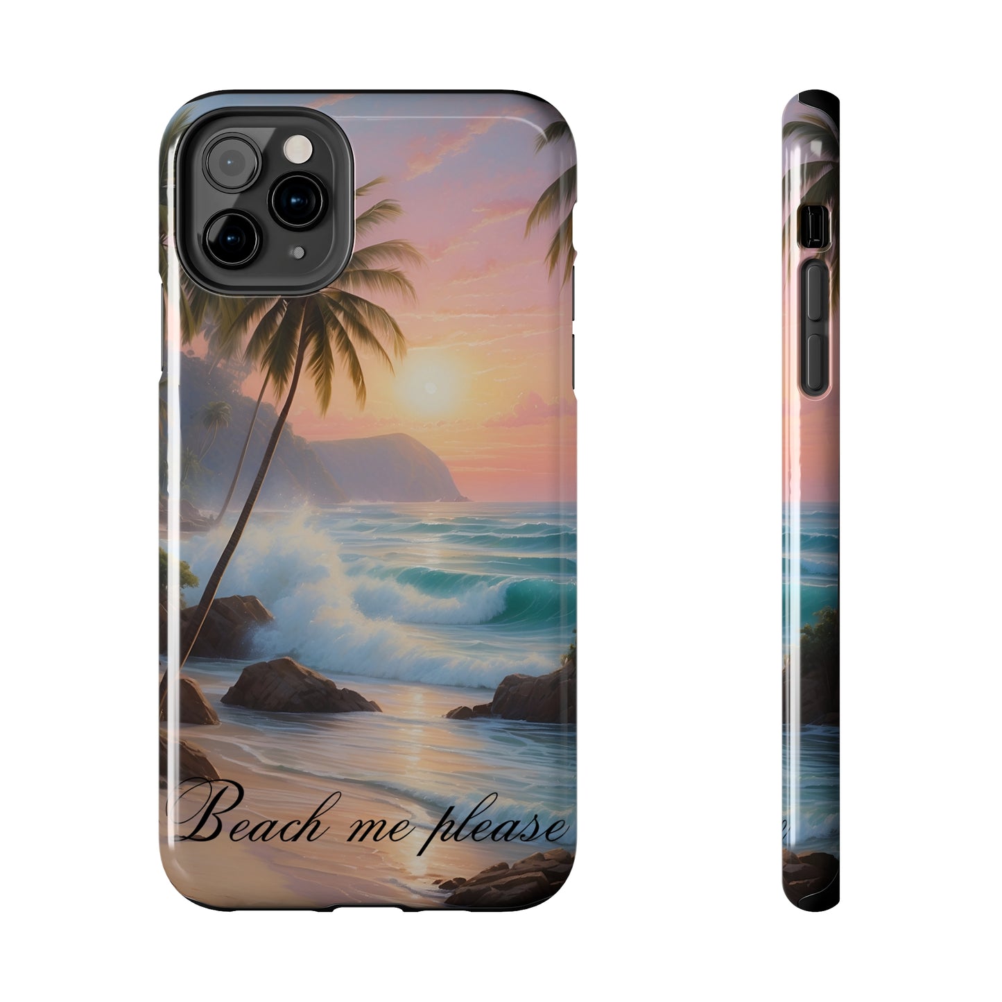 Beach me please! Tough IPhone Case/ Nature