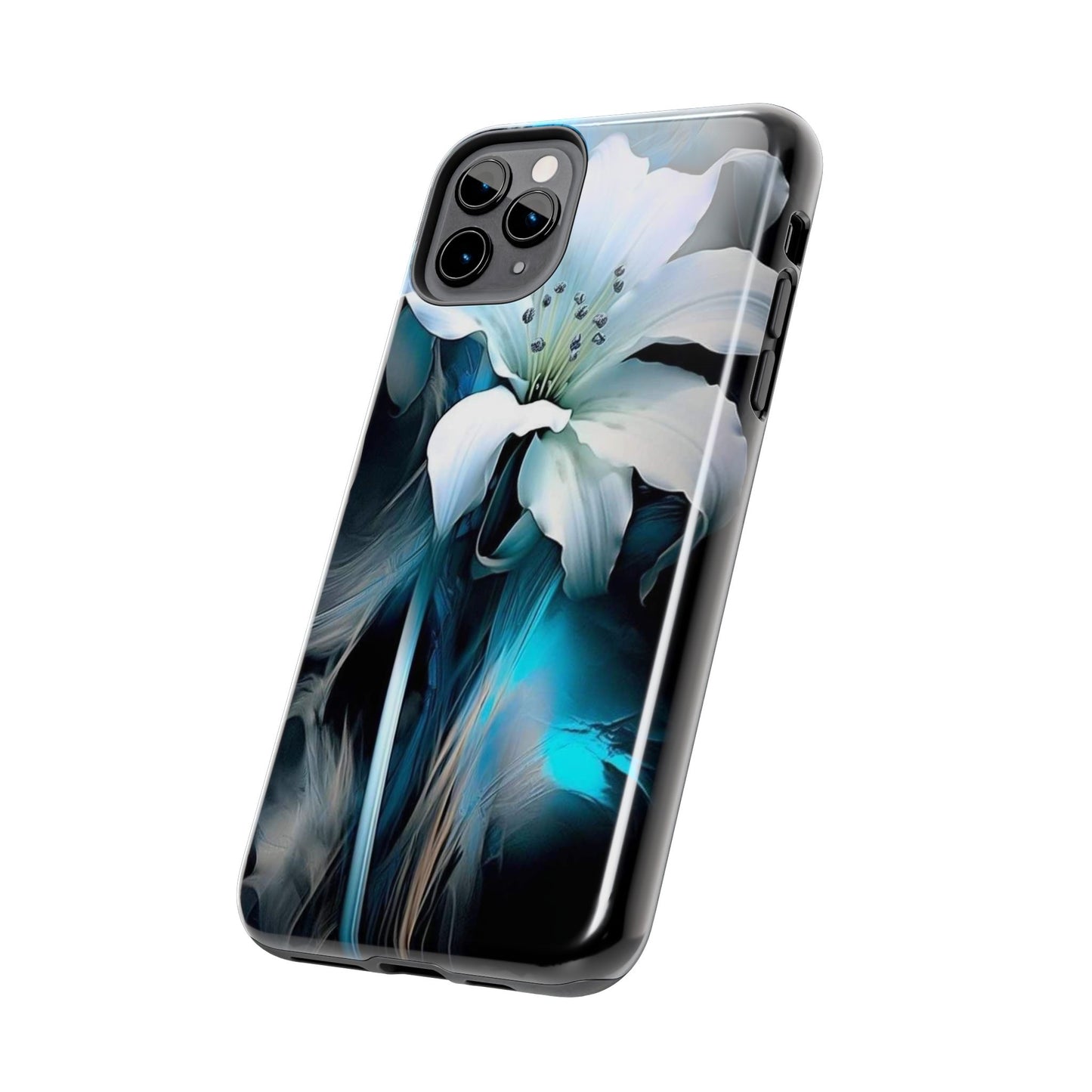 Lilly power, floral iPhone Cover, flower Accessory, Cute Phone Protector, seasonal Tech