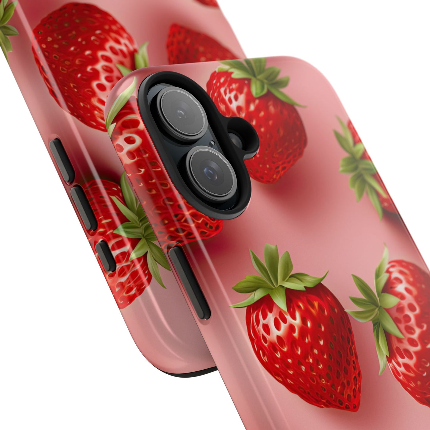 Strawberry dream summer aesthetics iPhone case. Compatible with iPhone models 11-16 Custom phone case for smartphones. design for Girls, Woman