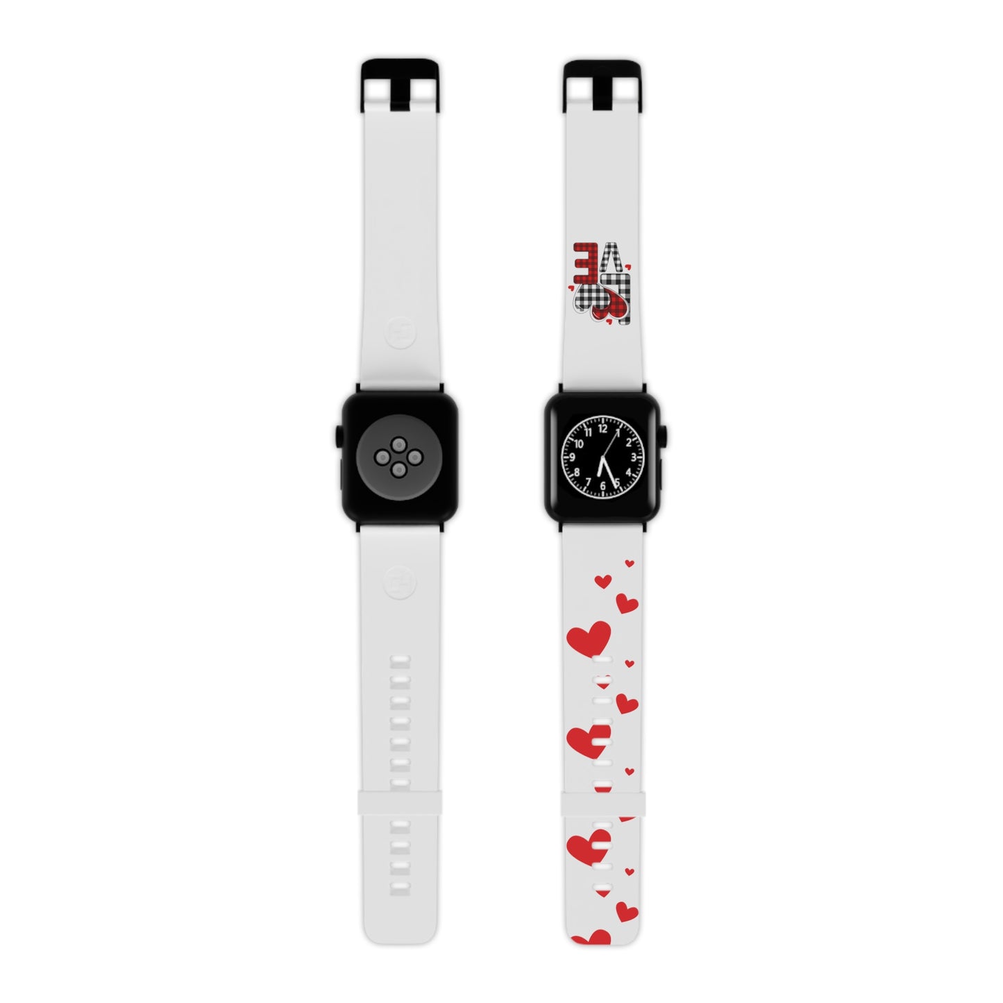 Plaid Love Watch Band for Apple Watch Series 1-9, SE and Ultra, 38-40mm/ 42-44mm