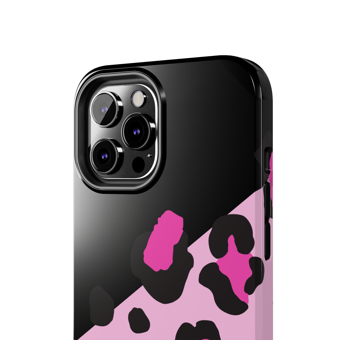 pink & black leopard print Tough Phone Cases iPhone 14 pro max accessories