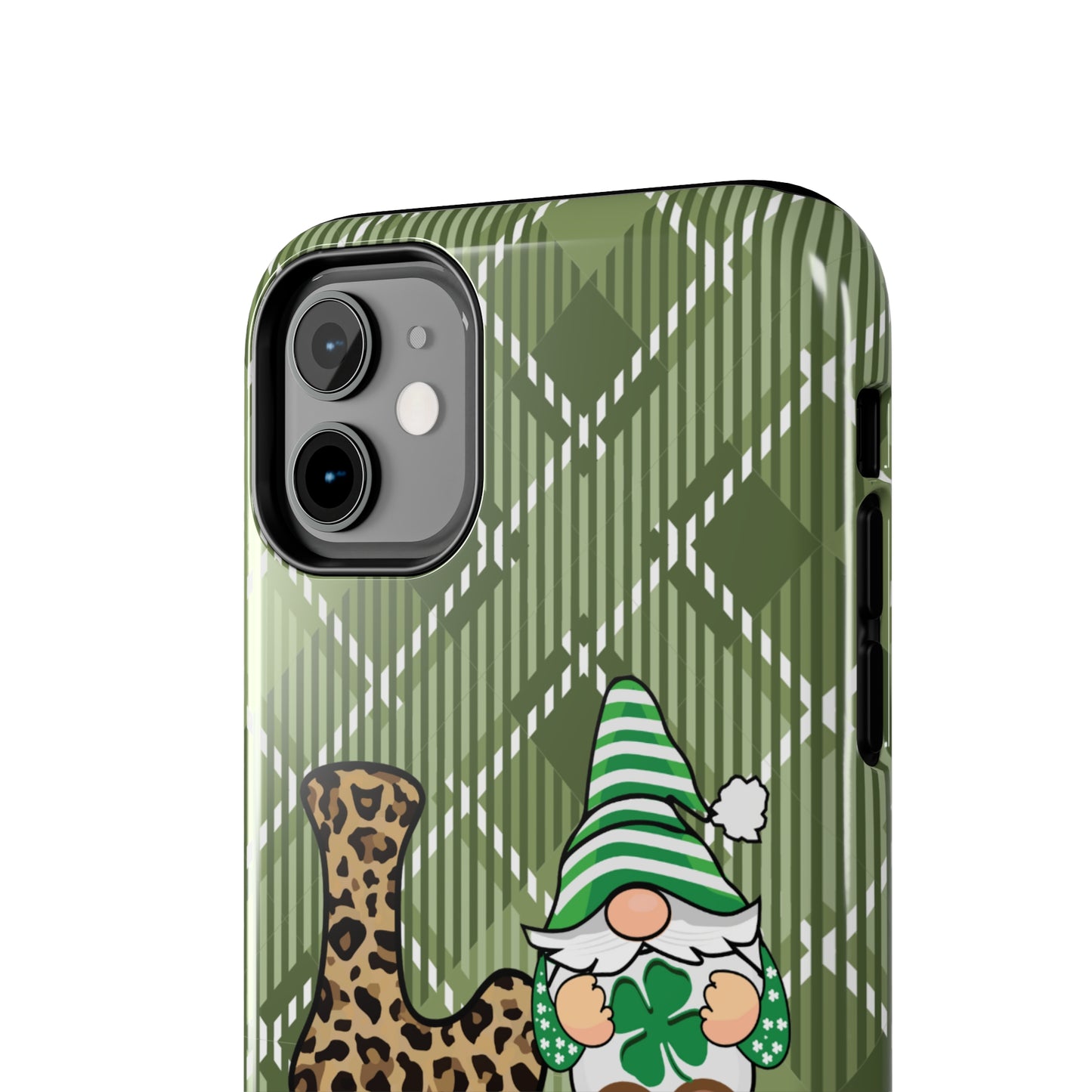 Shamrock Gnome Love Tough iPhone Case iPhone 15 accessories