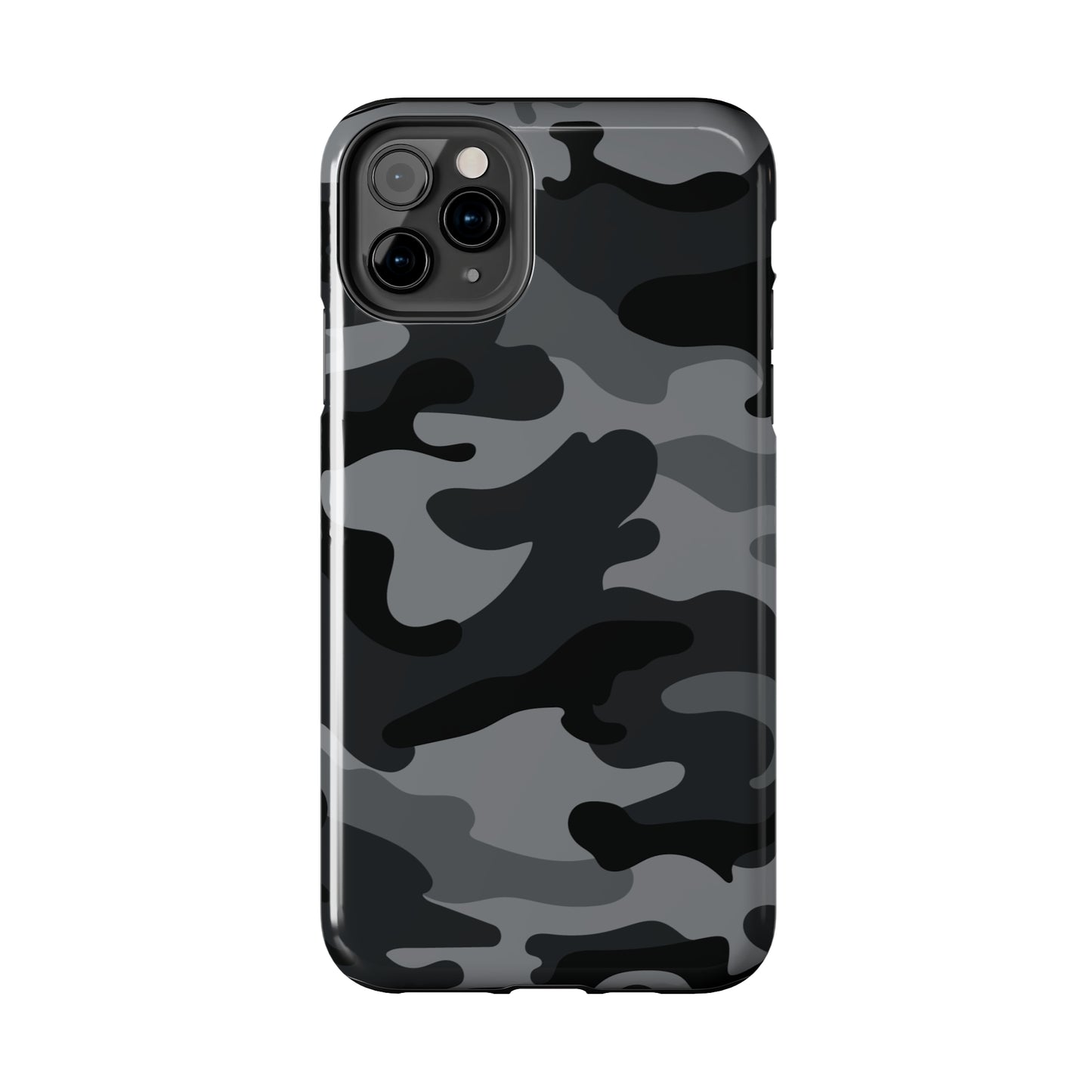 Black & Grey Camo Tough iPhone Case iPhone 15 accessories