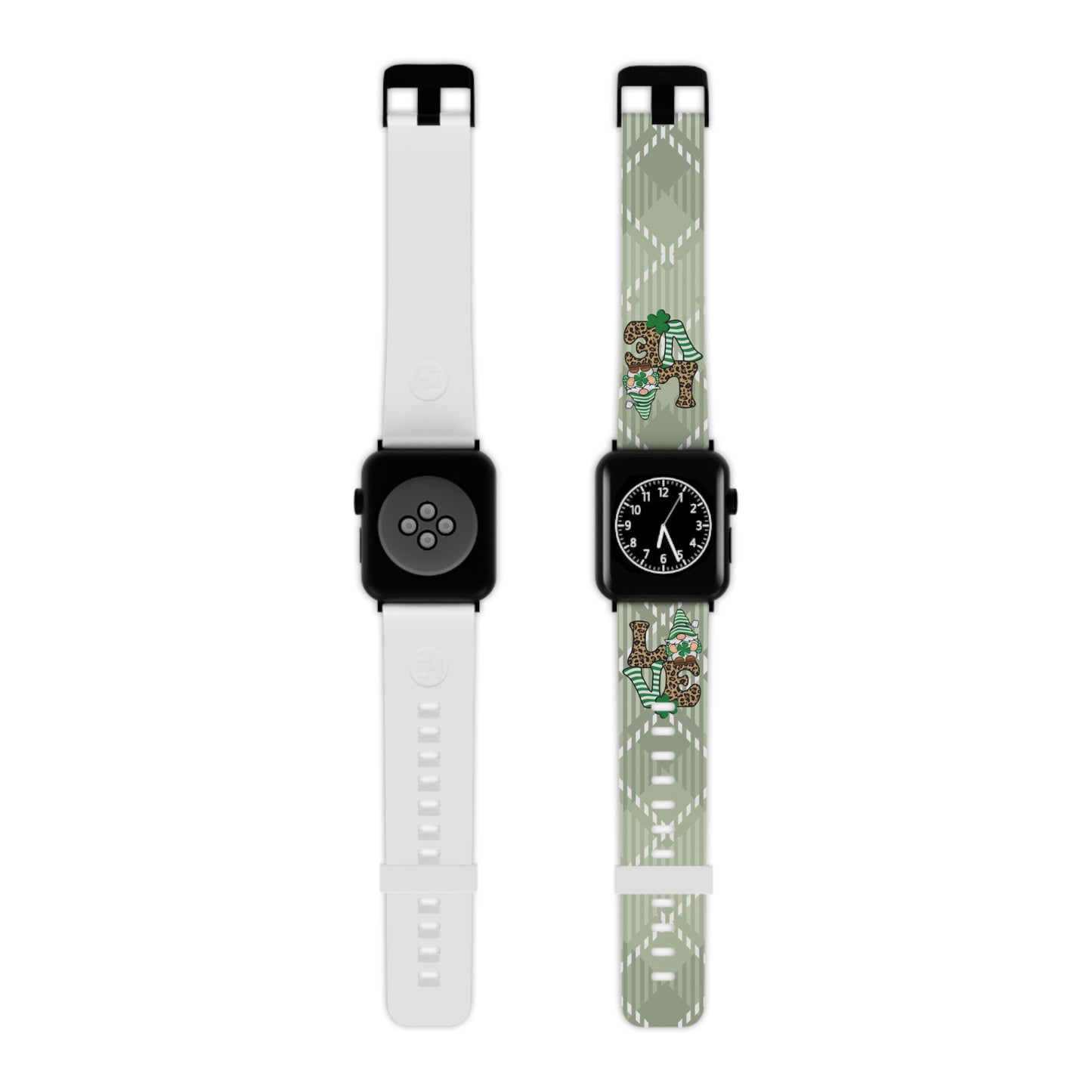 Shamrock Gnome love Watch Band for Apple Watch Series 1-9, SE and Ultra, 38-40mm/ 42-44mm