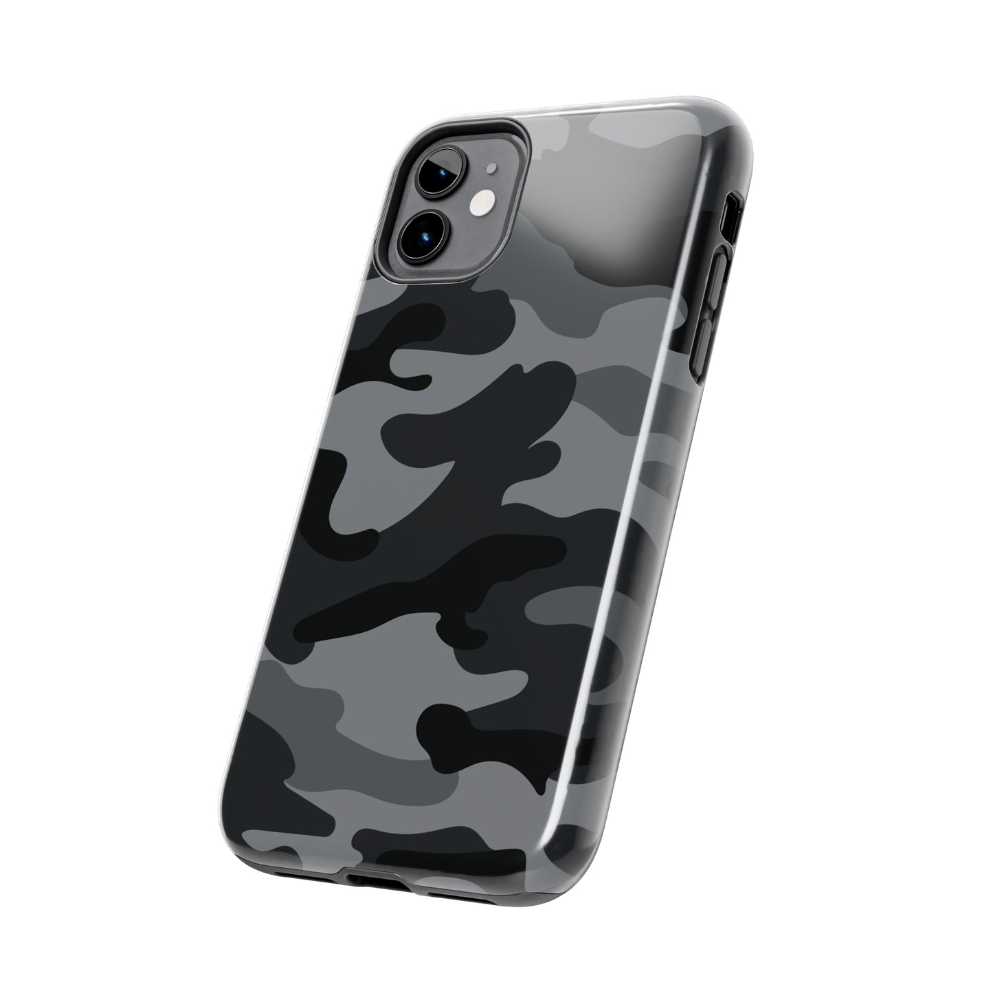 Black & Grey Camo Tough iPhone Case iPhone 15 accessories