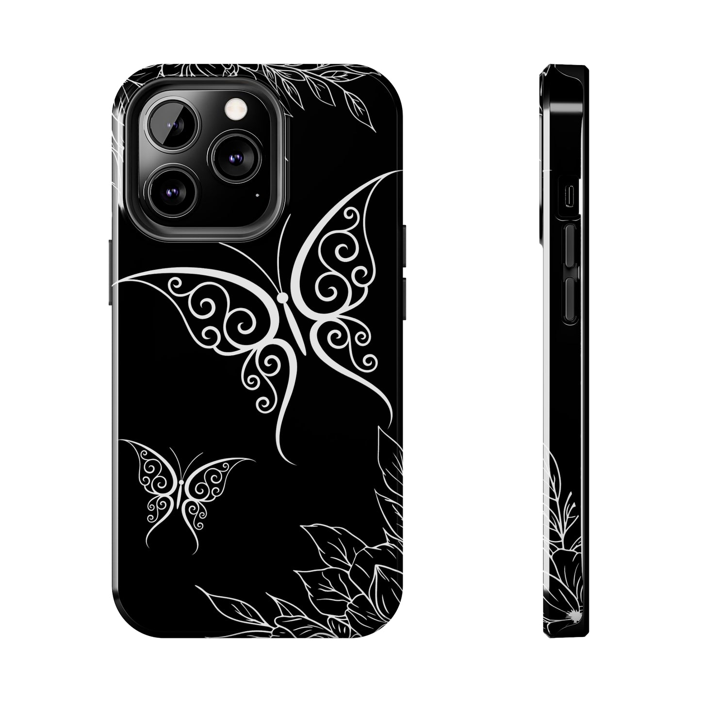 Black & White butterfly/ Tough IPhone Cases/ Nature