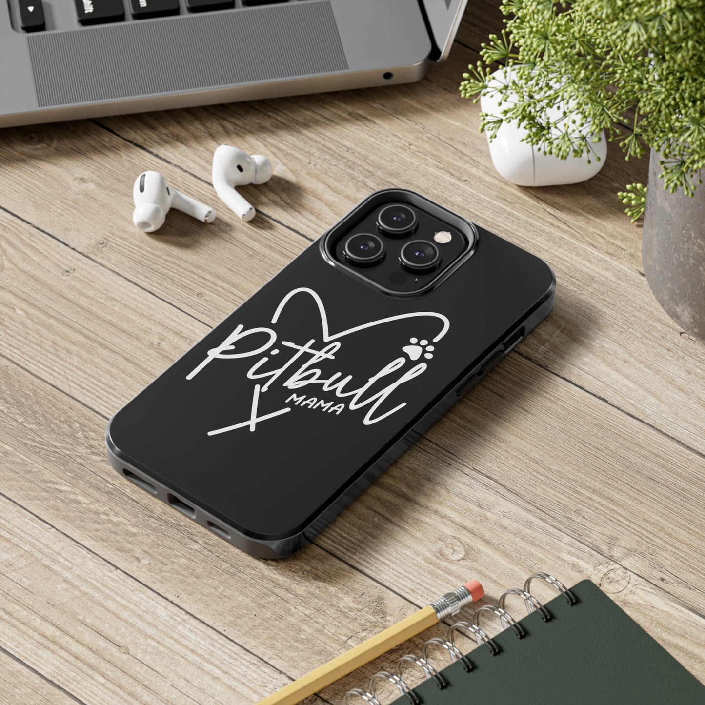 Pitbull Mama Tough iPhone Case  iPhone 15 accessories