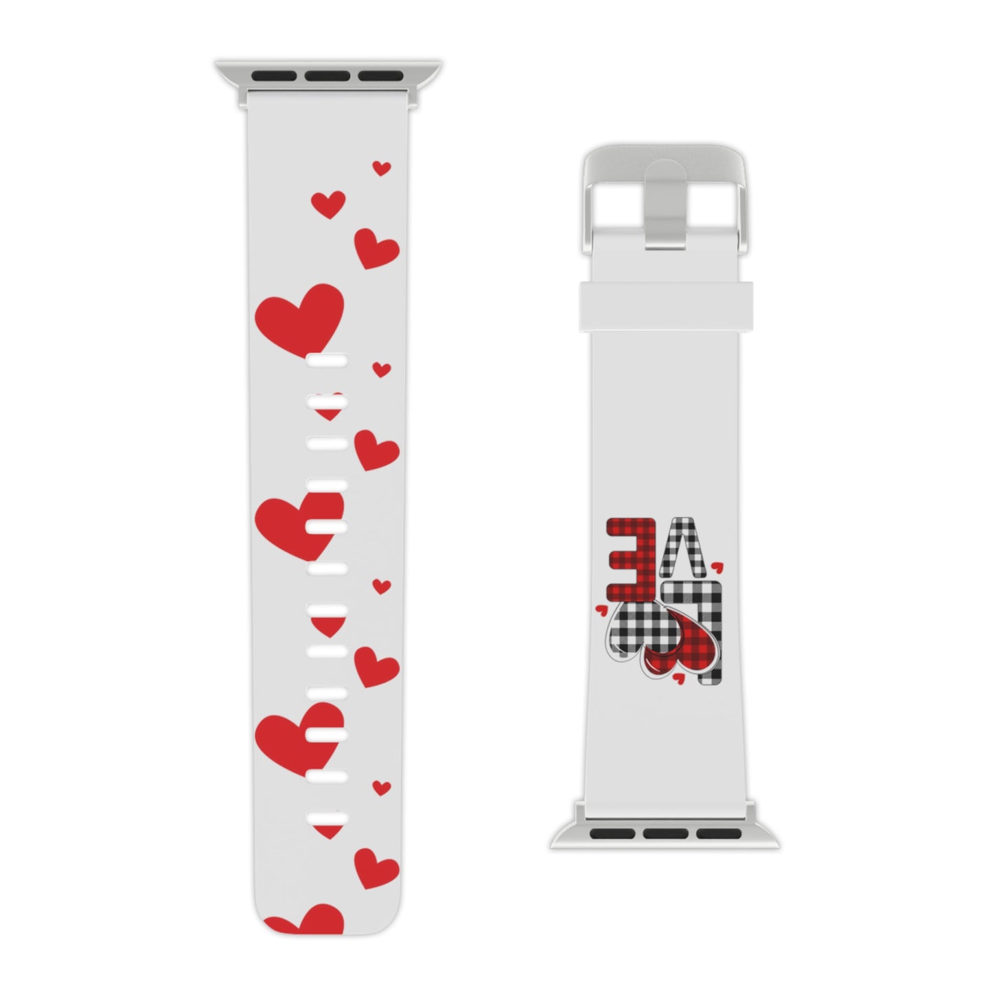 Plaid Love Watch Band for Apple Watch Series 1-9, SE and Ultra, 38-40mm/ 42-44mm