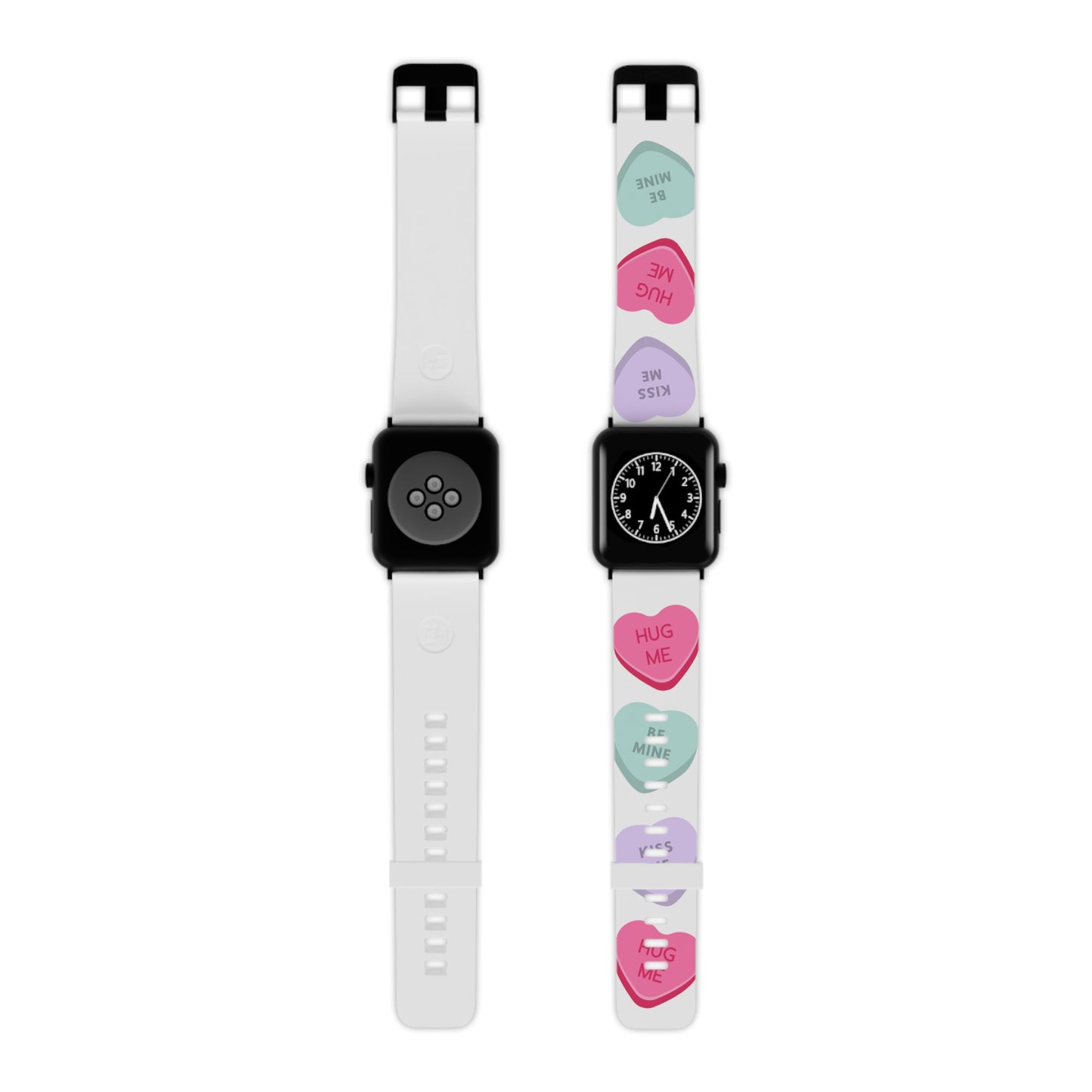 Candy hearts Watch Band for Apple Watch Series 1-9, SE and Ultra, 38-40mm/ 42-44mm