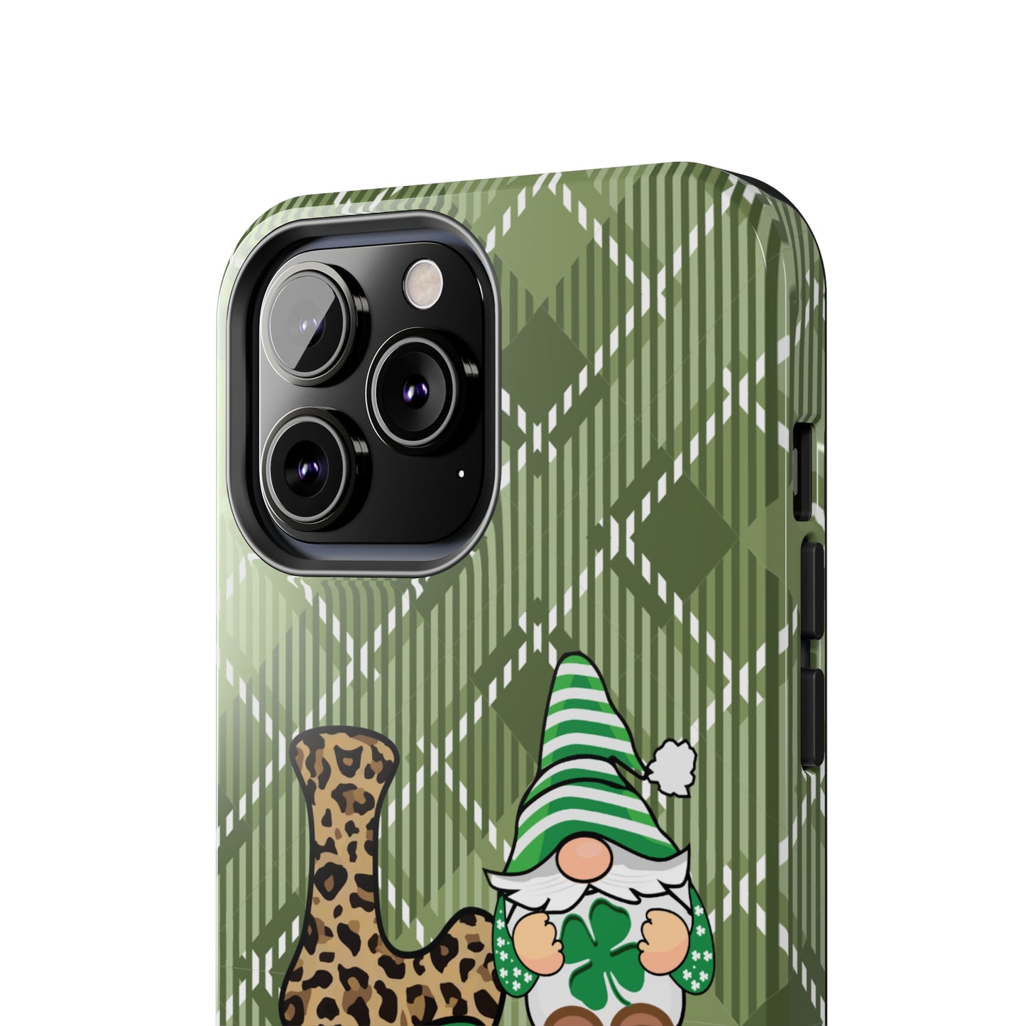 Shamrock Gnome Love Tough iPhone Case iPhone 15 accessories