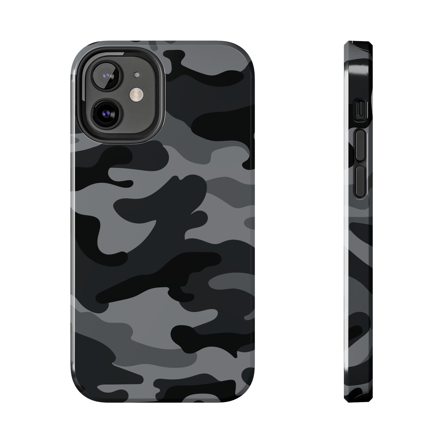 Black & Grey Camo Tough iPhone Case iPhone 15 accessories