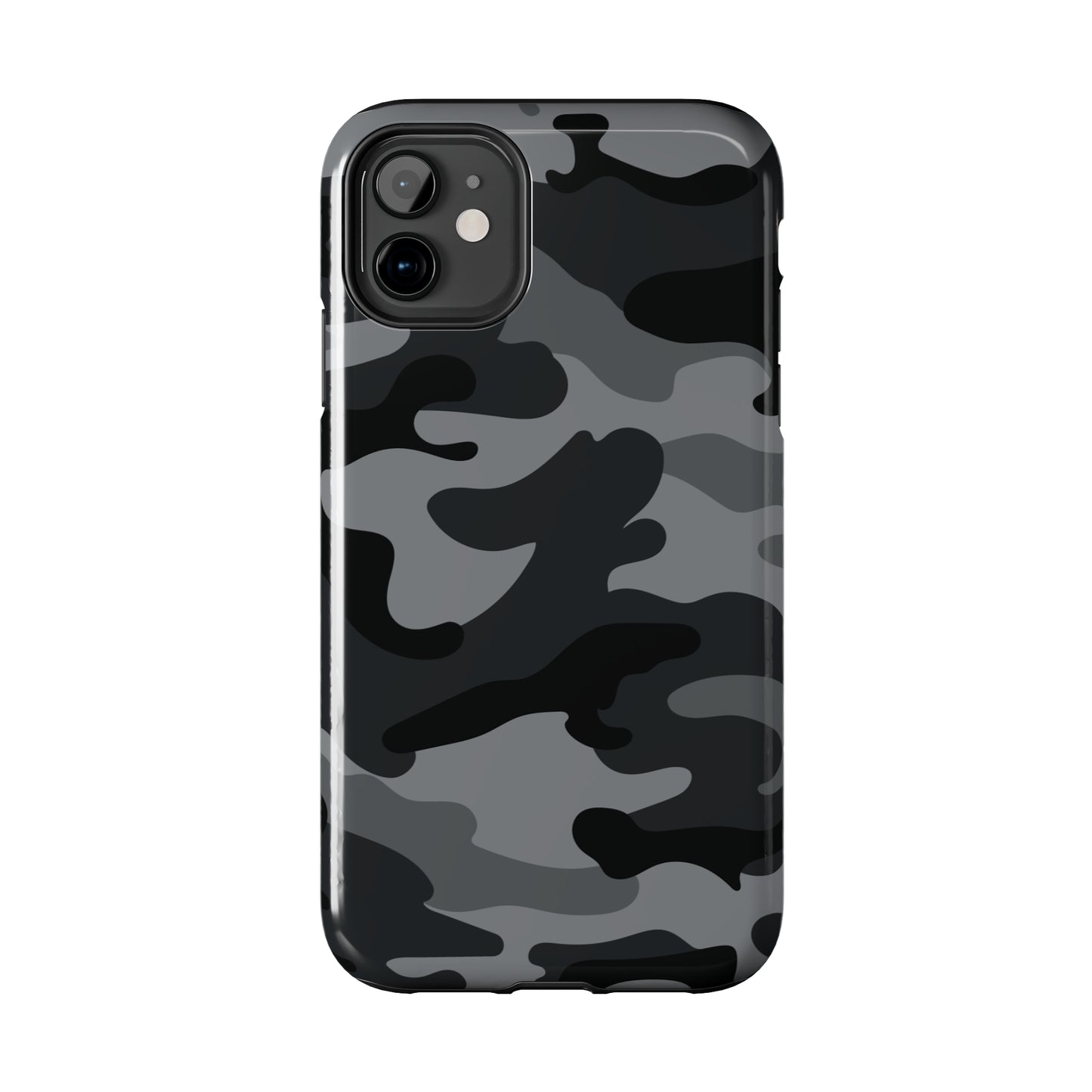 Black & Grey Camo Tough iPhone Case iPhone 15 accessories