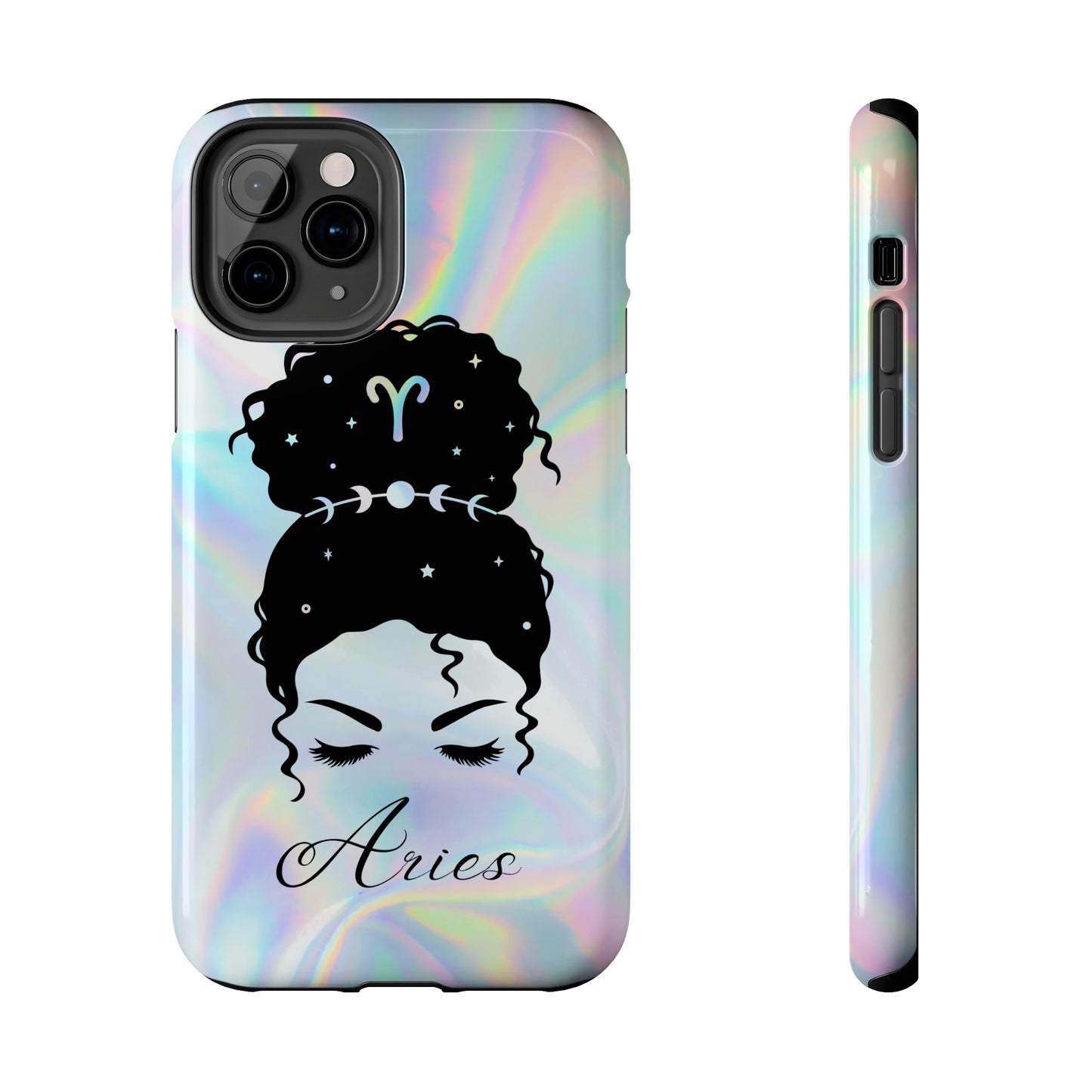 Aries zodiac holographic Tough Phone Case iPhone accessories