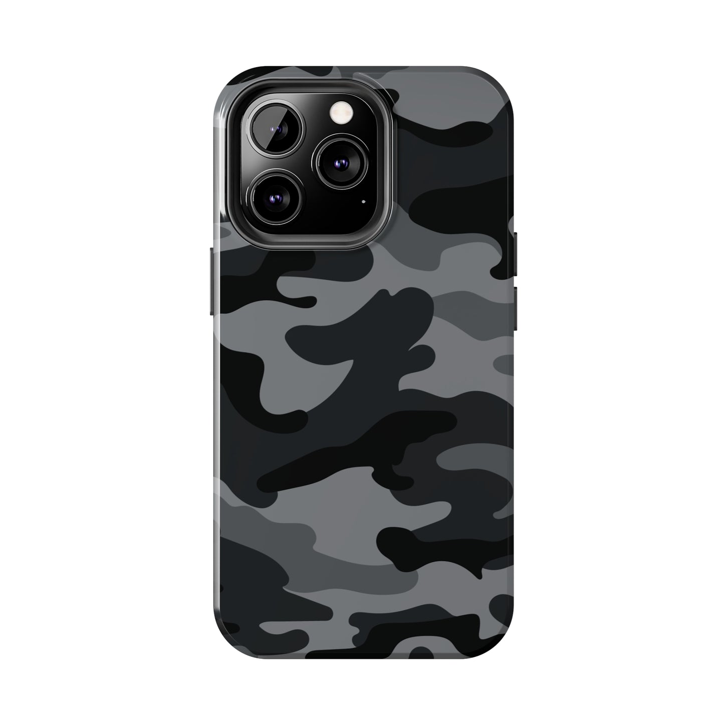 Black & Grey Camo Tough iPhone Case iPhone 15 accessories