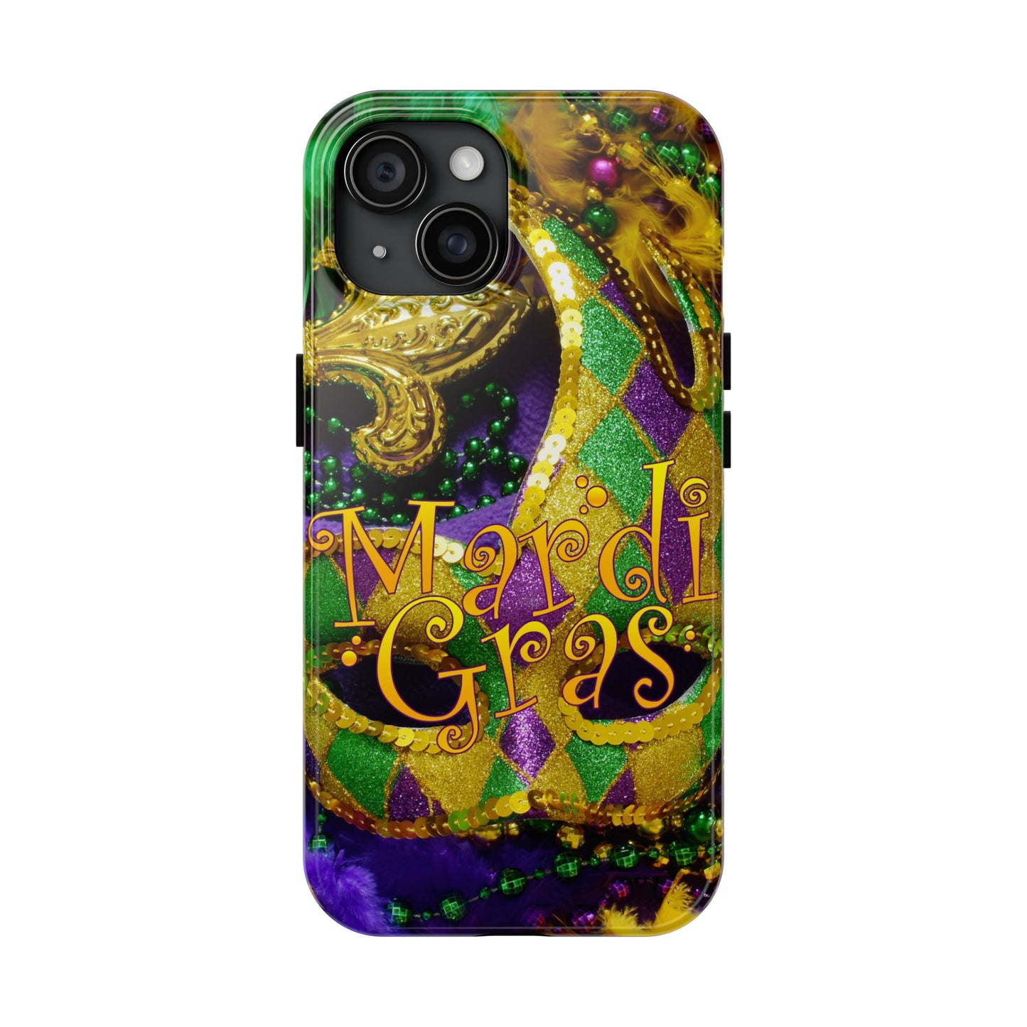 Wild night mardi gras Tough iPhone Case iPhone 15 accessories