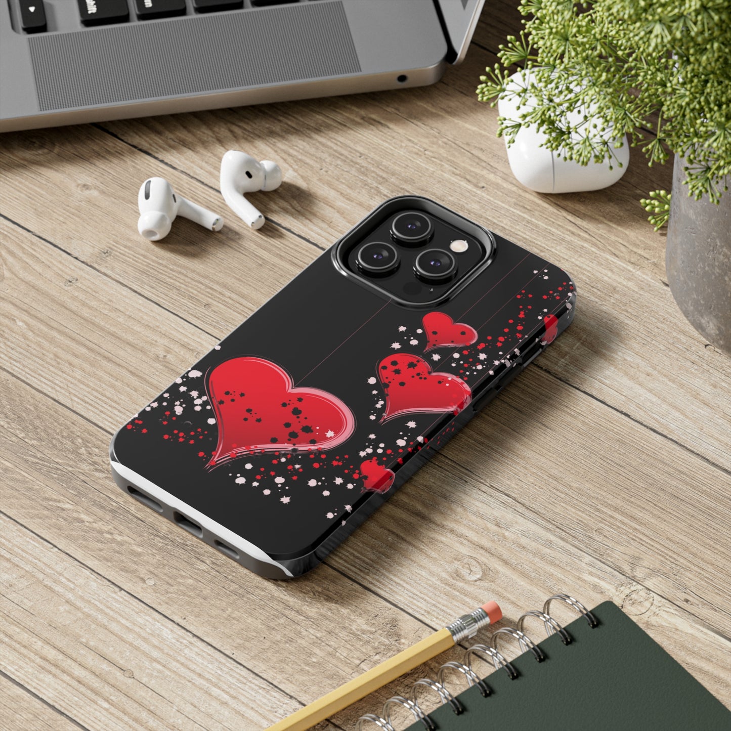 Heart on a string/ Tough iPhone Case/ iphone accessories/ Valentines Day