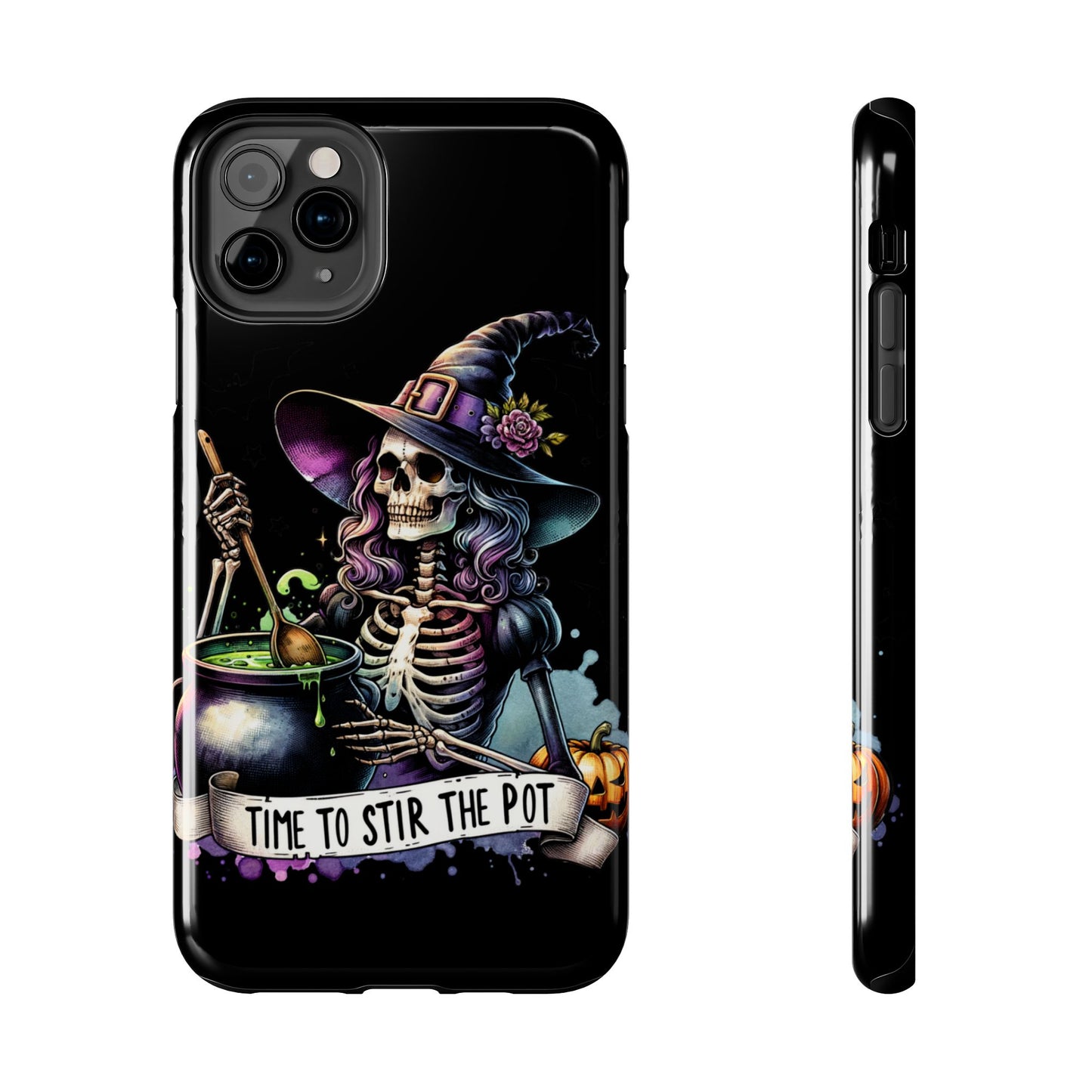 Time to stir the pot, Halloween themed iPhone case Models 11-15