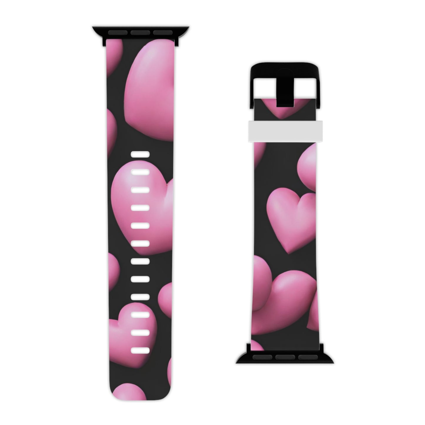 Bubble hearts Watch Band for Apple Watch Series 1-9, SE and Ultra, 38-40mm/ 42-44mm