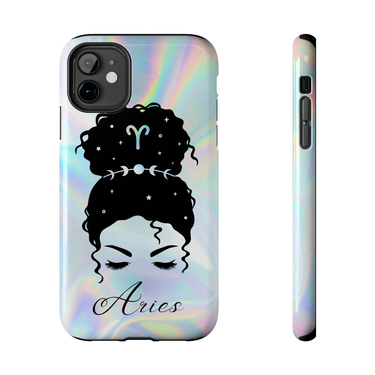 Aries zodiac holographic Tough Phone Case iPhone accessories