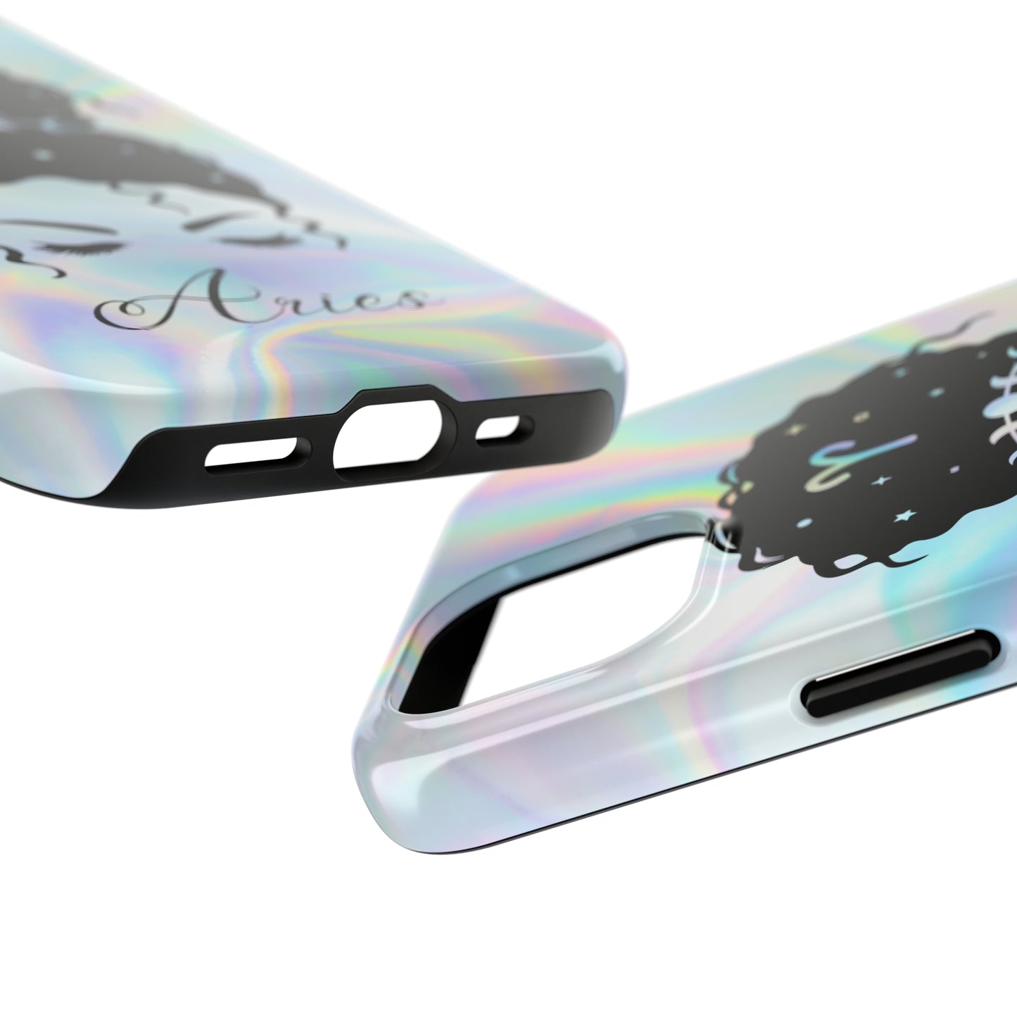 Aries zodiac holographic Tough Phone Case iPhone accessories