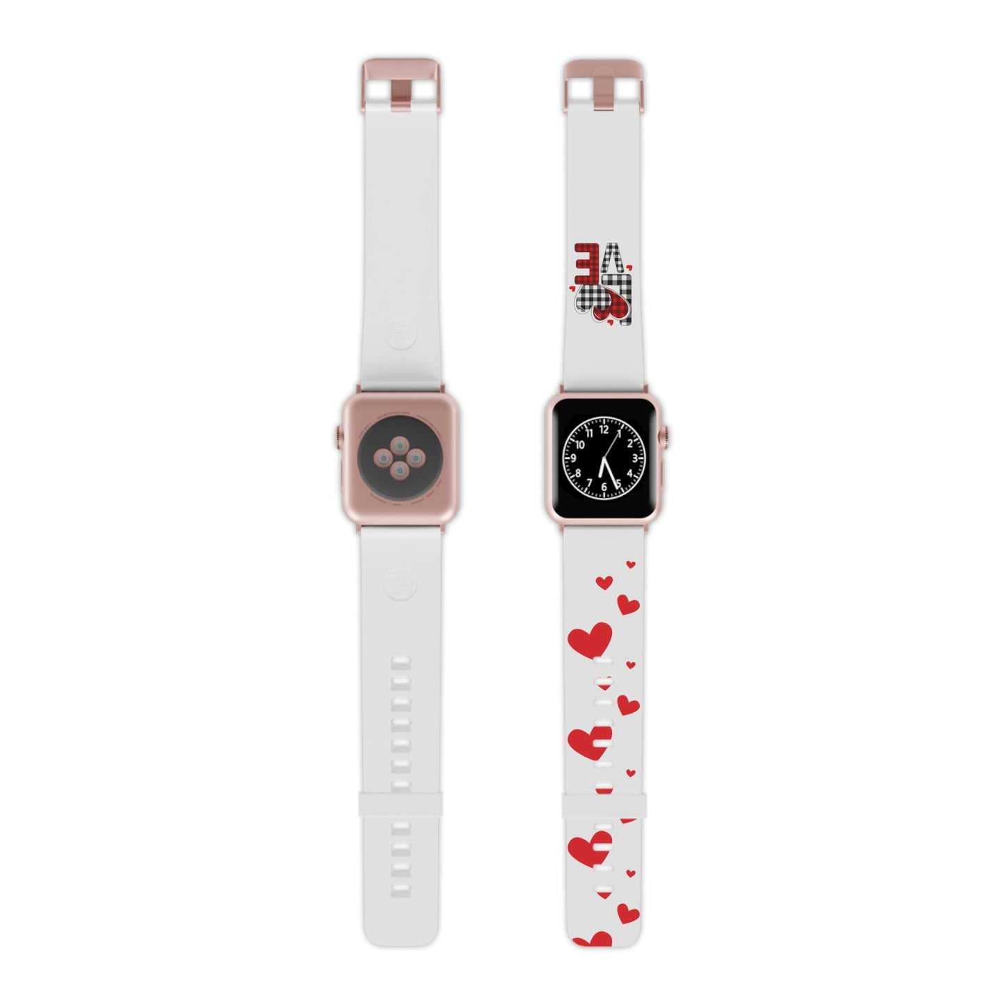 Plaid Love Watch Band for Apple Watch Series 1-9, SE and Ultra, 38-40mm/ 42-44mm