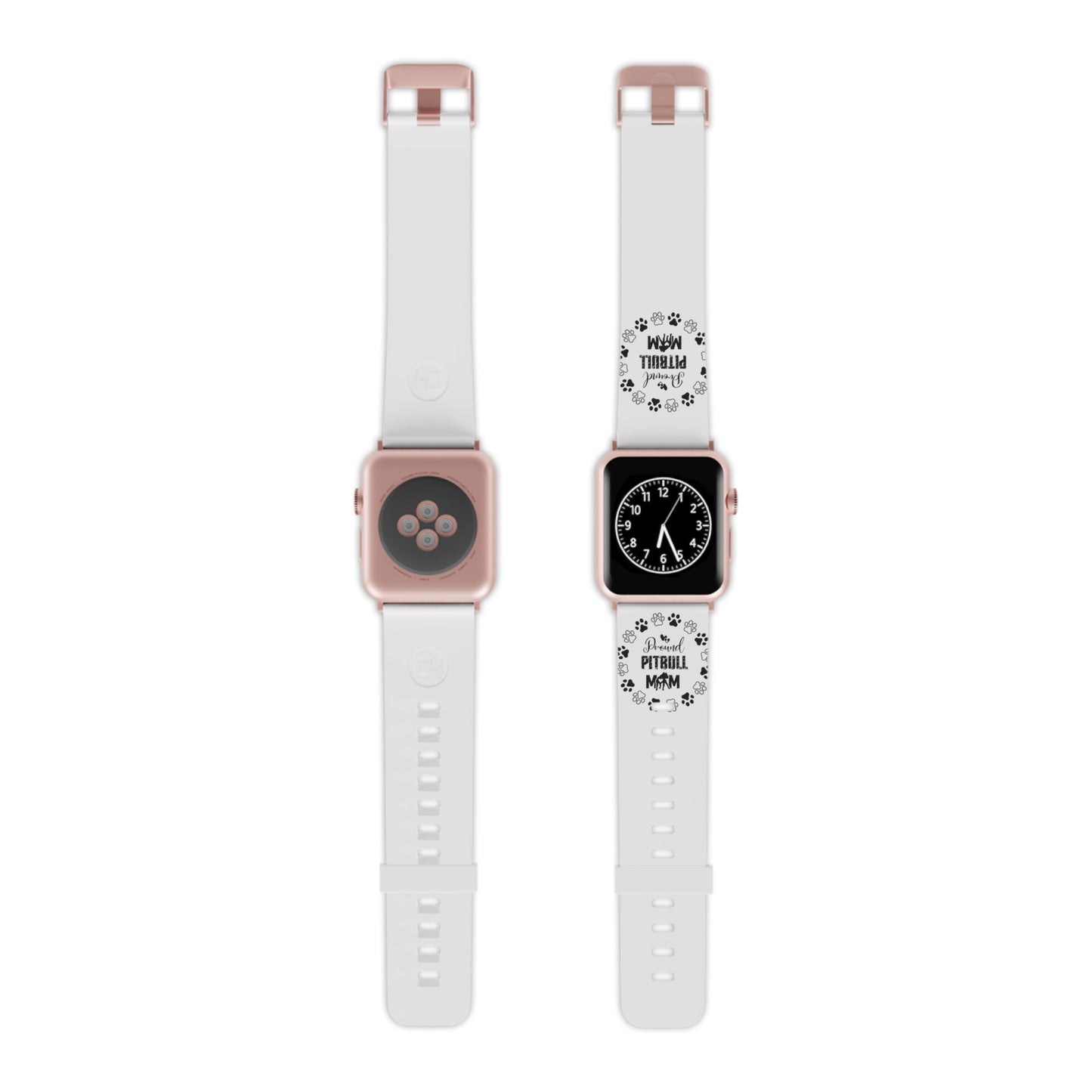 Proud Pitbull Mom Watch Band for Apple Watch Series 1-9, SE and Ultra, 38-40mm/ 42-44mm