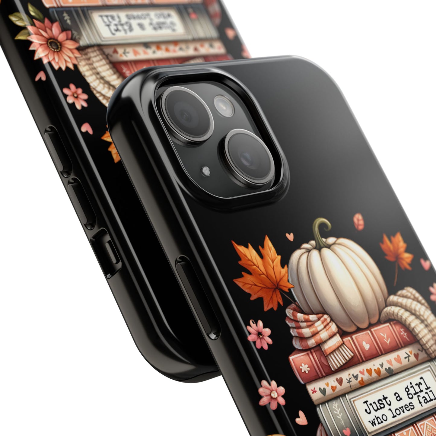 Custom personalized fall/ booklover iPhone case iPhone models 11-15