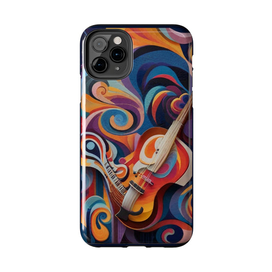 Mystical abstract musical vibe Tough iPhone Case