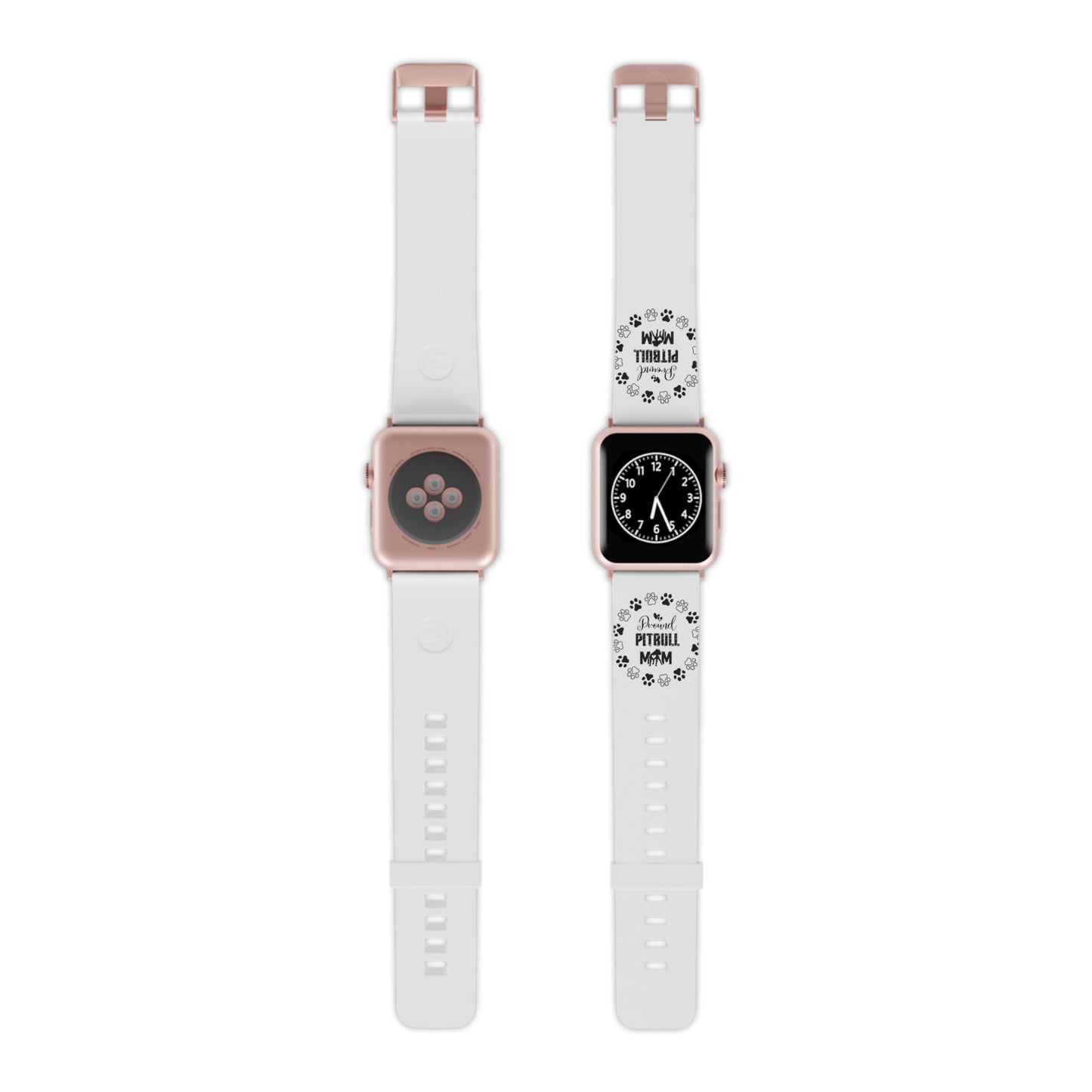 Proud Pitbull Mom Watch Band for Apple Watch Series 1-9, SE and Ultra, 38-40mm/ 42-44mm