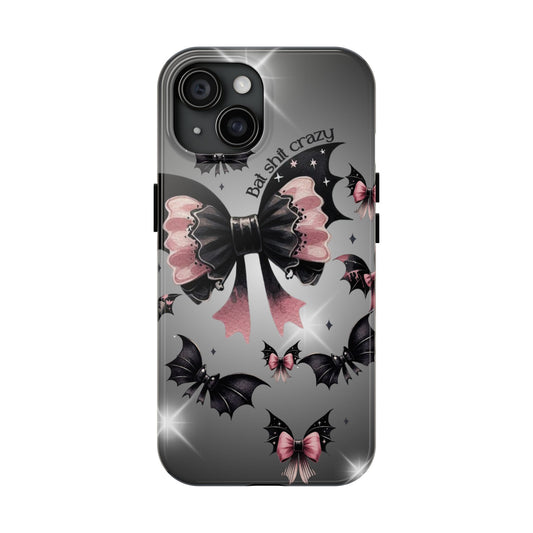 Bats & Bows Halloween themed iPhone case Models 11-15