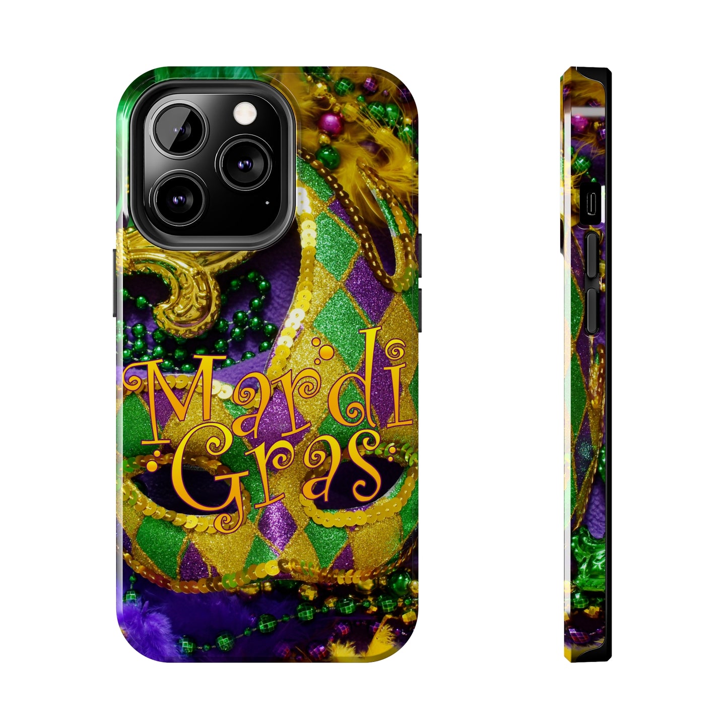 Wild night mardi gras Tough iPhone Case iPhone 15 accessories