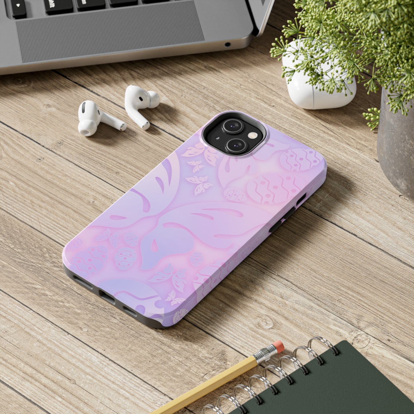 Pastel purple Easter Tough Phone Case iPhone 14 accessories