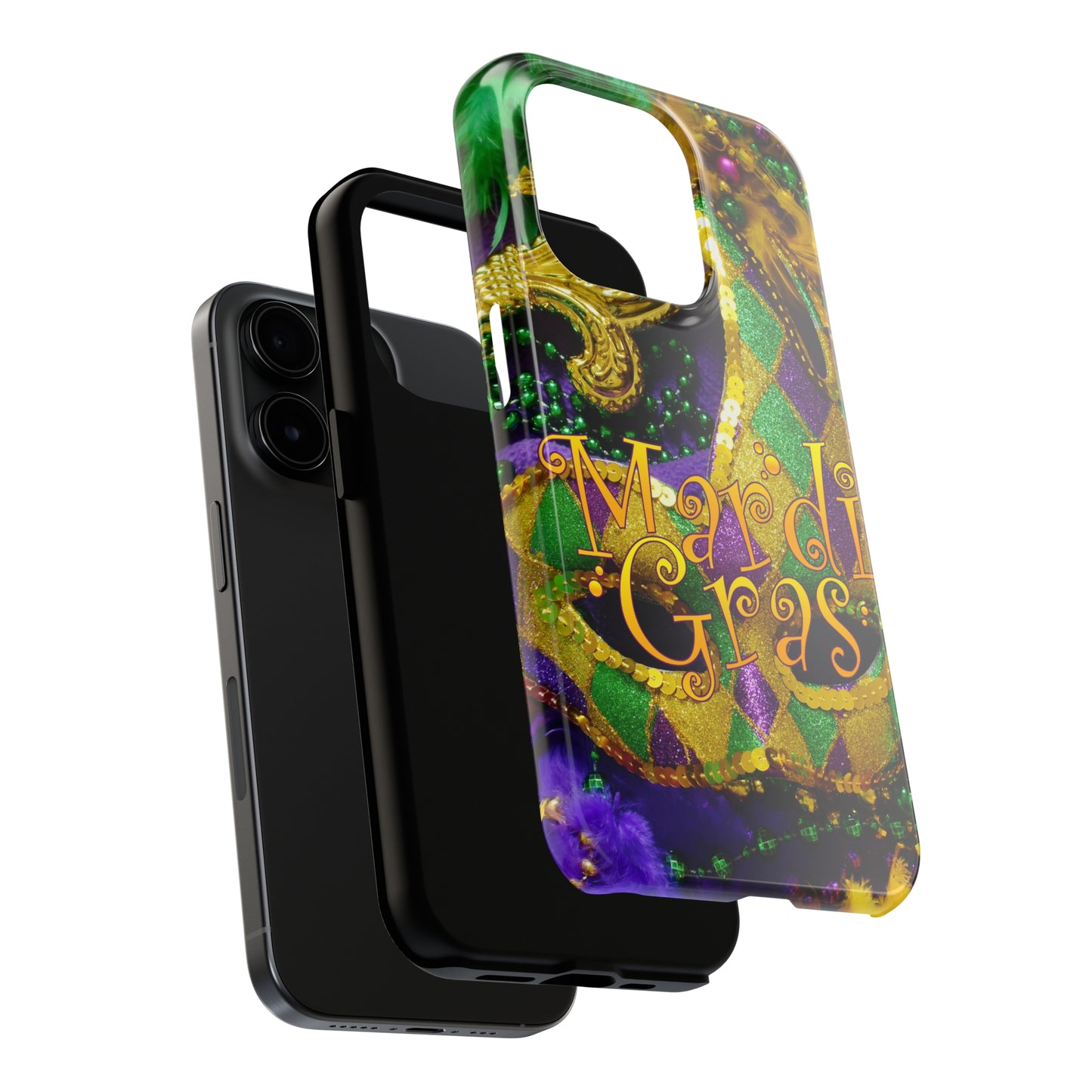 Wild night mardi gras Tough iPhone Case iPhone 15 accessories