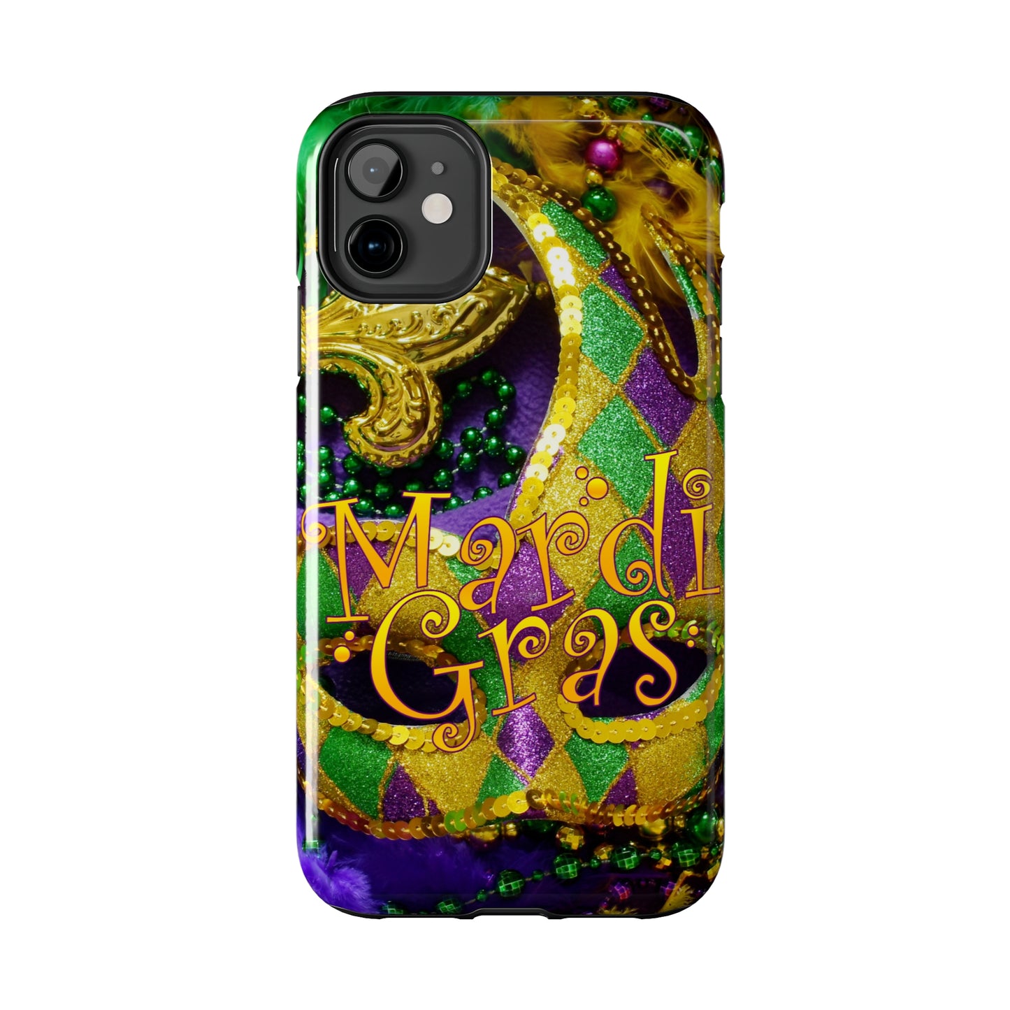 Wild night mardi gras Tough iPhone Case iPhone 15 accessories