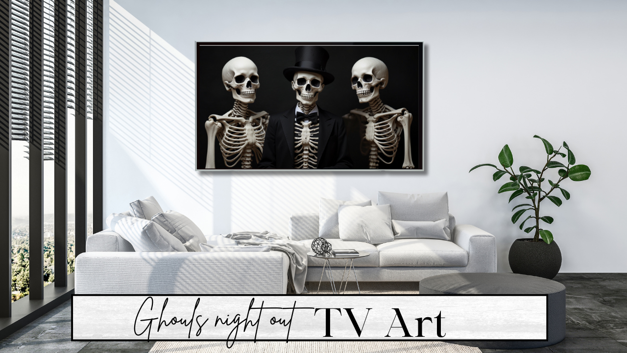 Ghouls night out digital TV wall Art