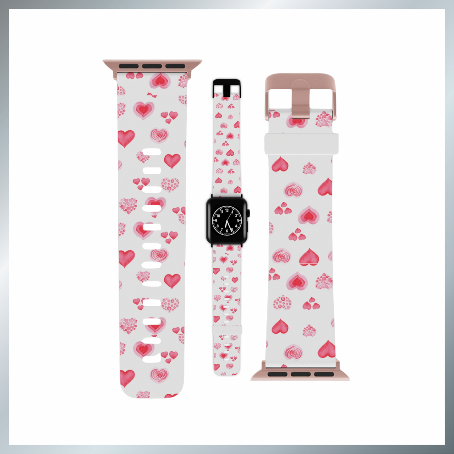 Sketchy hearts Watch Band for Apple Watch 38-40mm / 42-44mm.