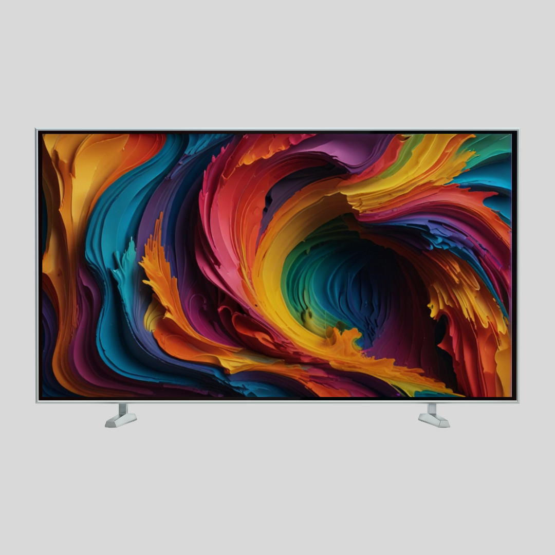 Rainbow abstract digital TV wall Art