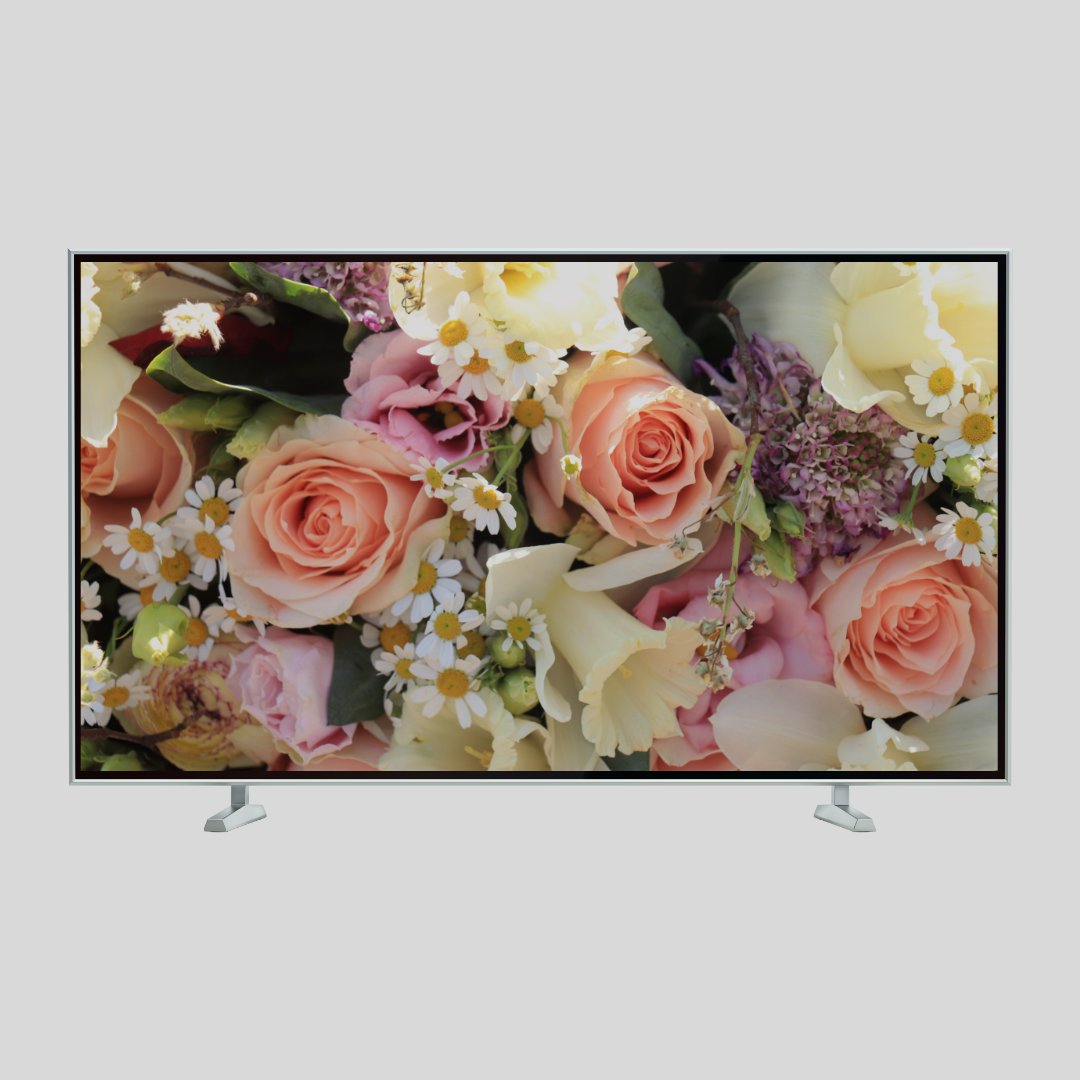 Spring Bouquet digital TV Wall Art