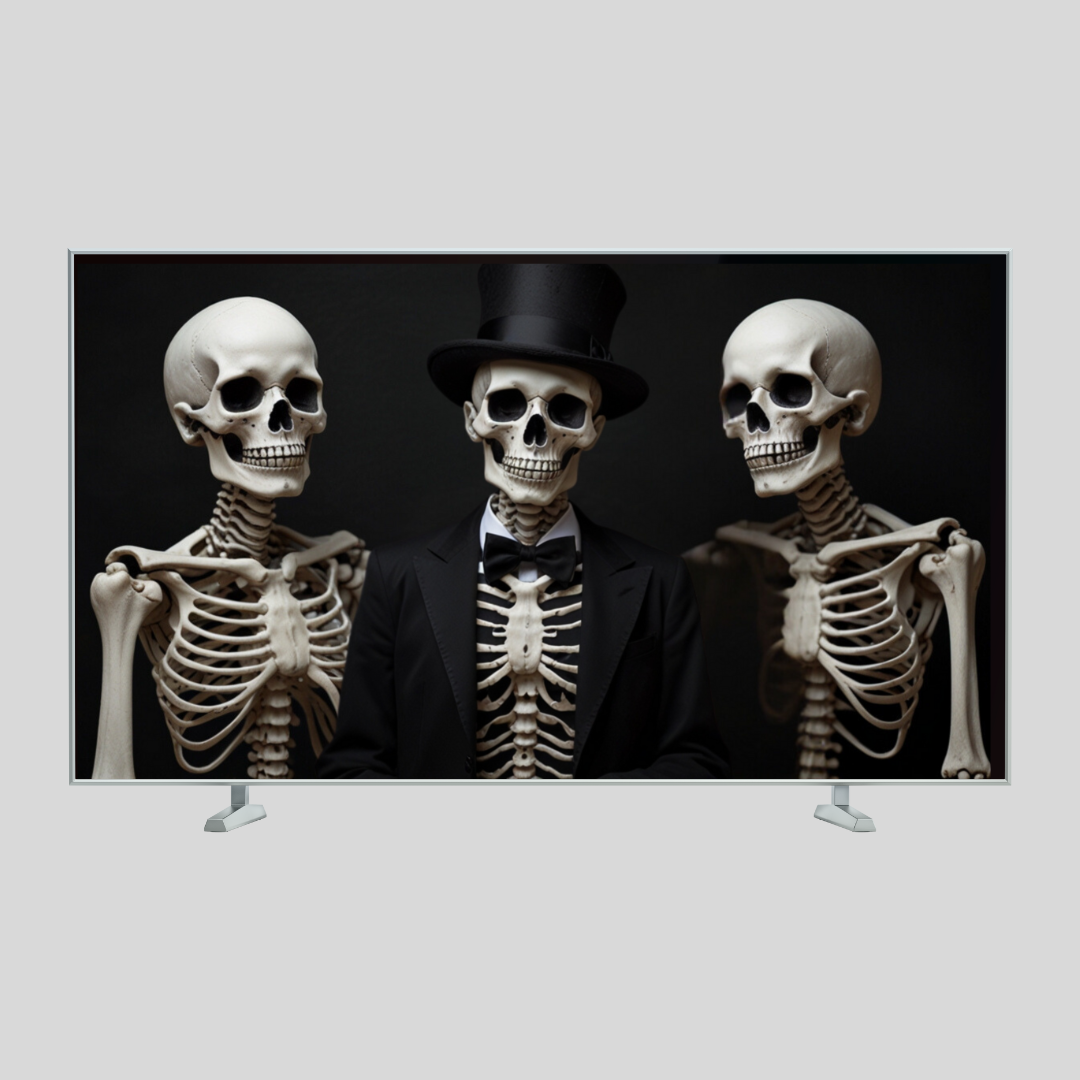 Ghouls night out digital TV wall Art